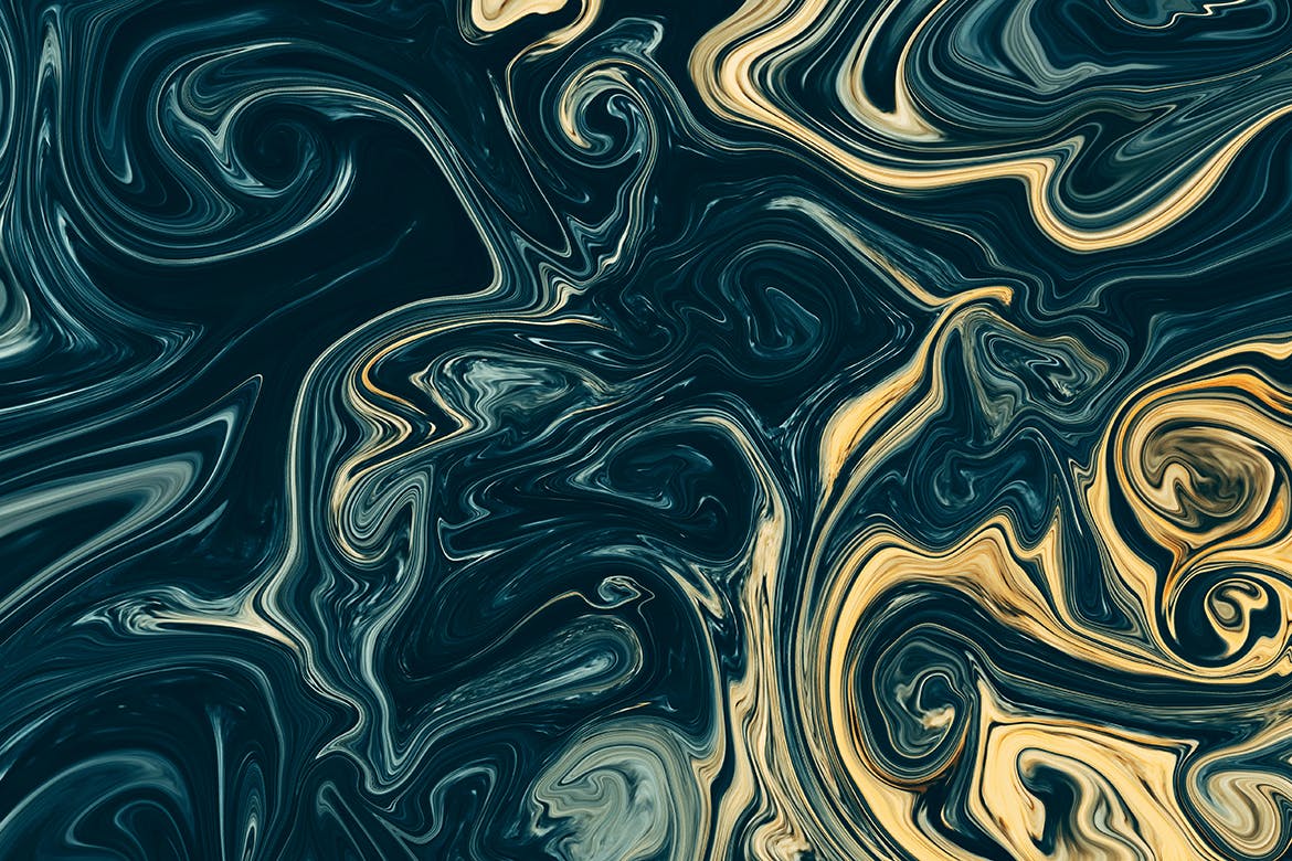 10款抽象流体液体油渍大理石纹理素材 Liquid Backgrounds_img_2