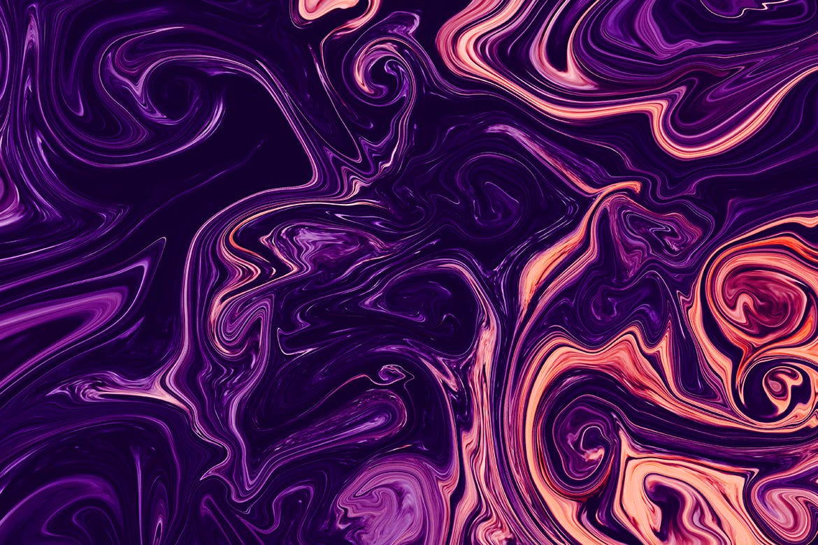 10款抽象流体液体油渍大理石纹理素材 Liquid Backgrounds_img_2