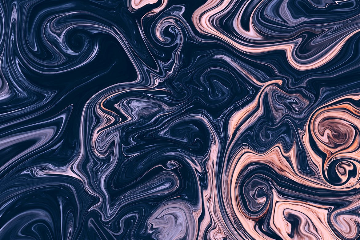 10款抽象流体液体油渍大理石纹理素材 Liquid Backgrounds_img_2