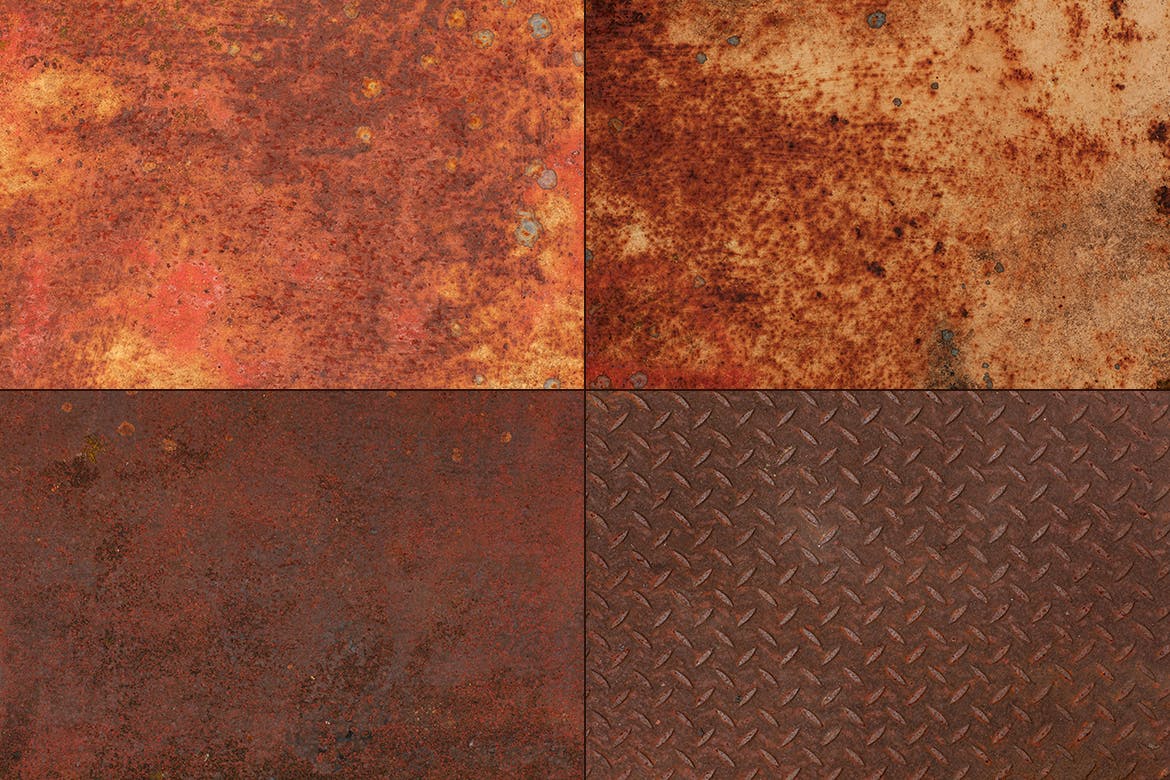 20款高清生锈锈蚀金属开裂油漆纹理底纹图片素材 Rust Textures_img_2