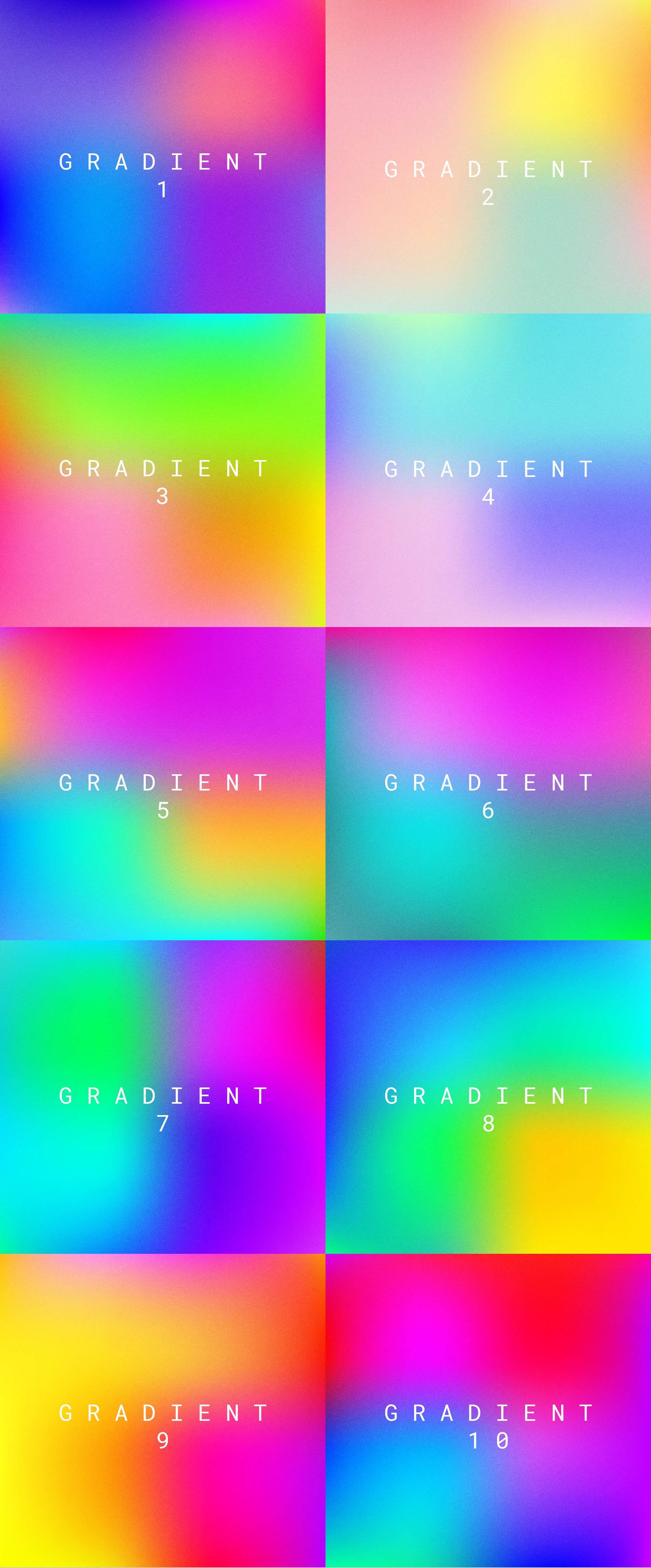 抽象有趣渐变气泡矢量图形素材 Abstract Gradient Pack_img_2