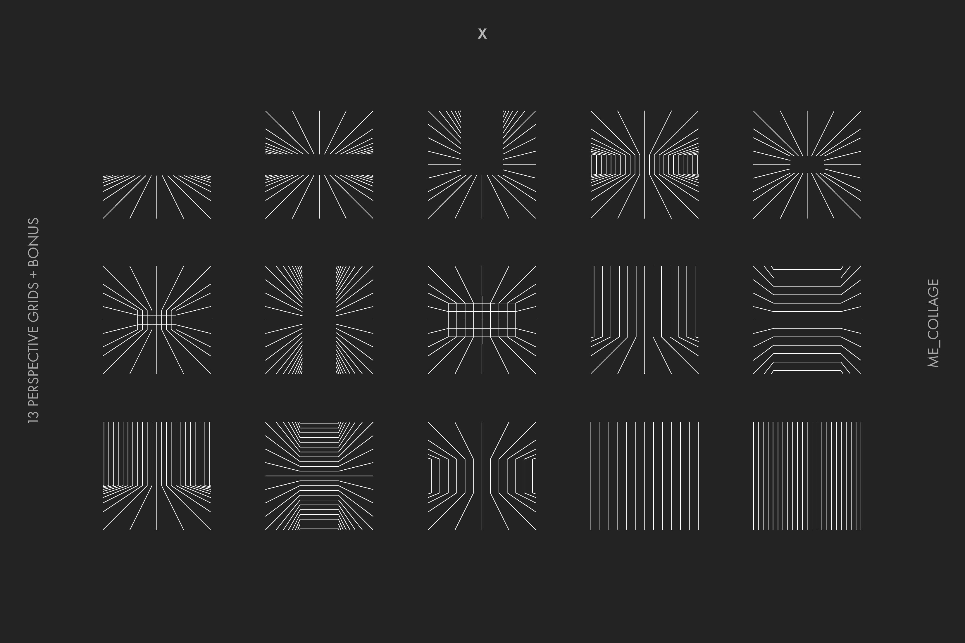 13个透视网格矢量图形素材 GRID 01 - 13 VECTOR PERSPECTIVE GRIDS_img_2