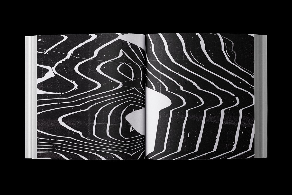 16款高清影印黑白扭曲条纹背景纹理底纹图片素材 16 Photocopied Stripes_img_2