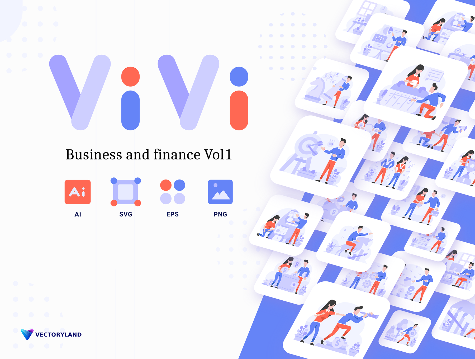 25个商业和金融主题扁平风格矢量插画合集 VIVI Business And Finance Needs Illustration_img_2