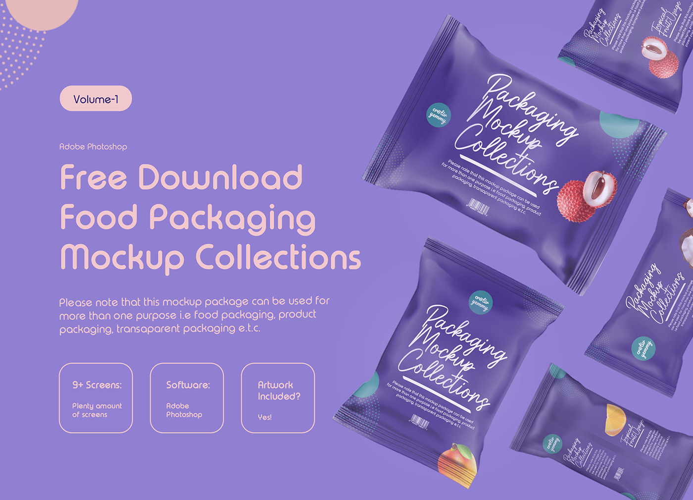 18款食品小零食包装样机模板 Food Packaging Mockup Collection_img_2