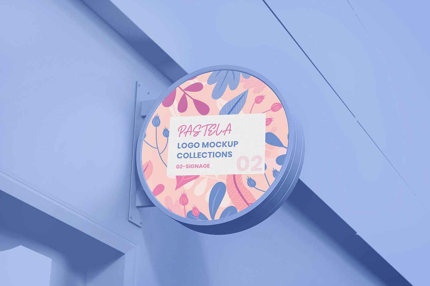 20款徽标标志设计展示样机模板 Pastela Logo Mockup Collection_img_2