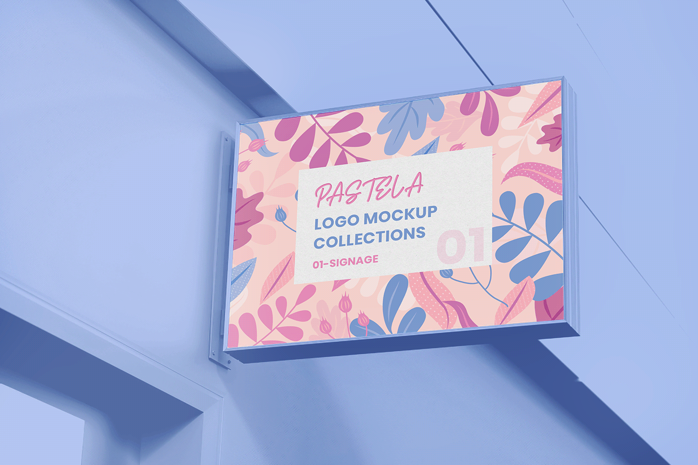 20款徽标标志设计展示样机模板 Pastela Logo Mockup Collection_img_2