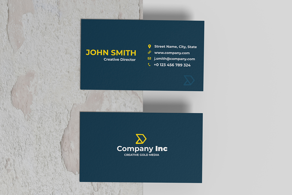 极简商务个人名片设计展示样机模板 Minimalist Business Card Mockup_img_2