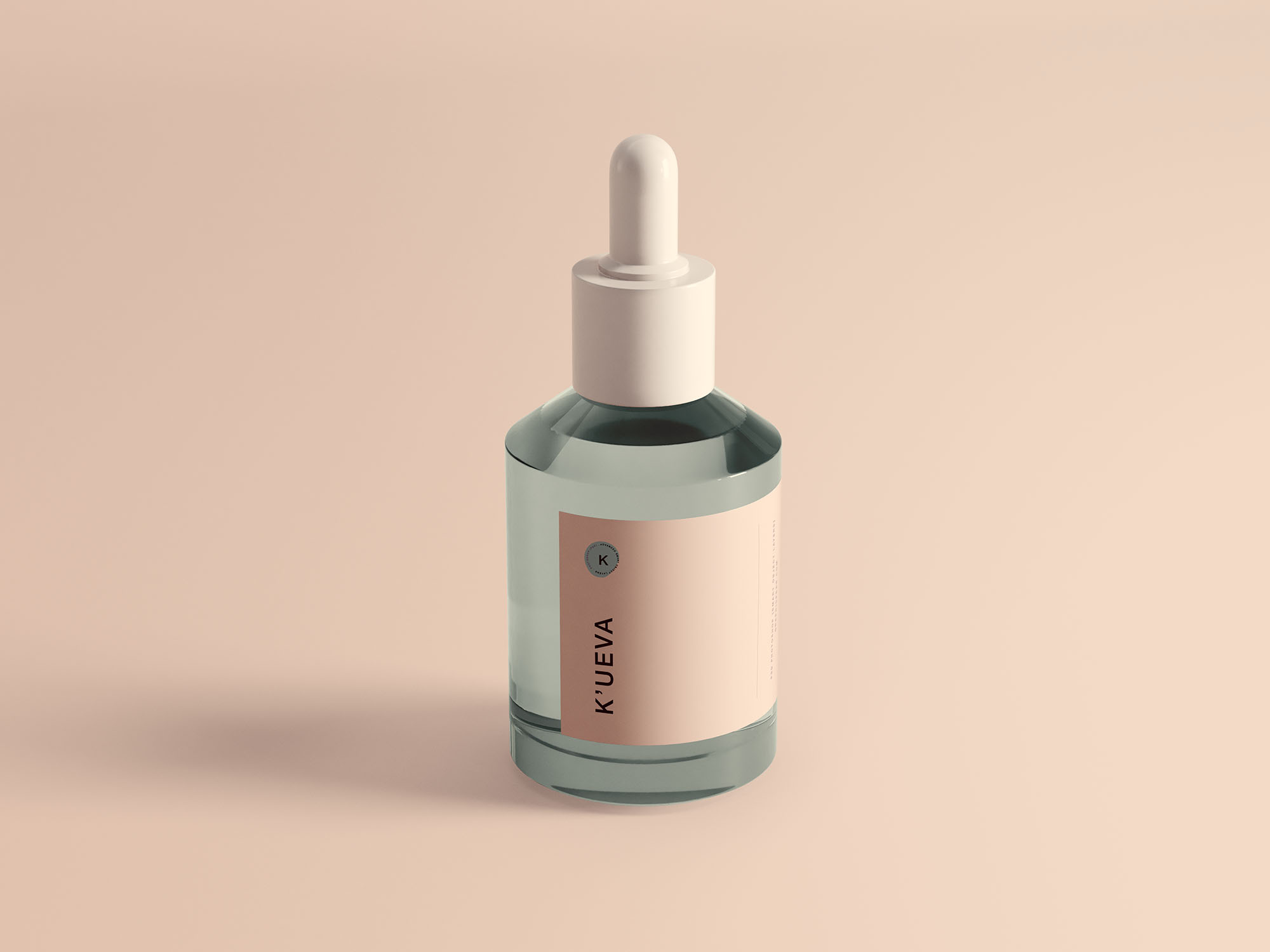 化妆品药物滴管瓶样机模板 Fat Dropper Mockup_img_2