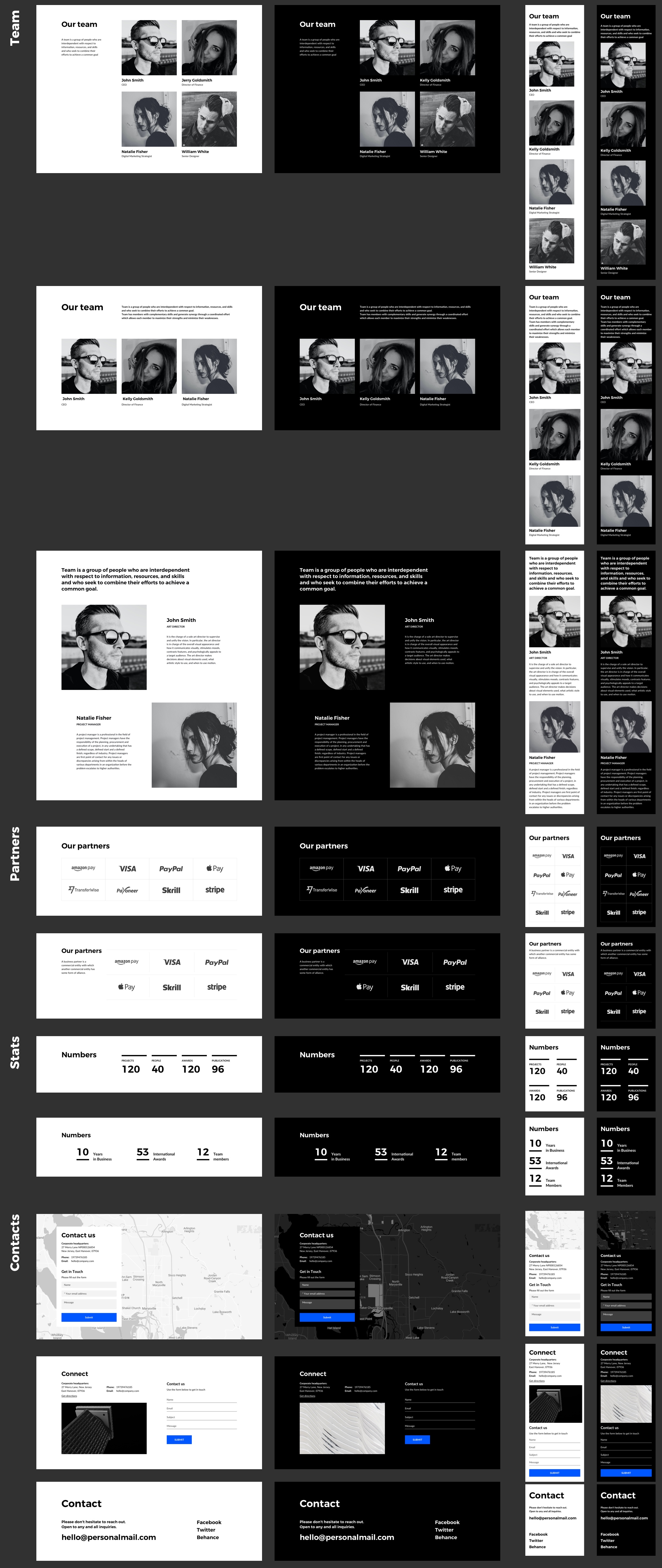 多功能设计社区商城网站WEB界面设计套件 Modularity Web Design System For Figma_img_2