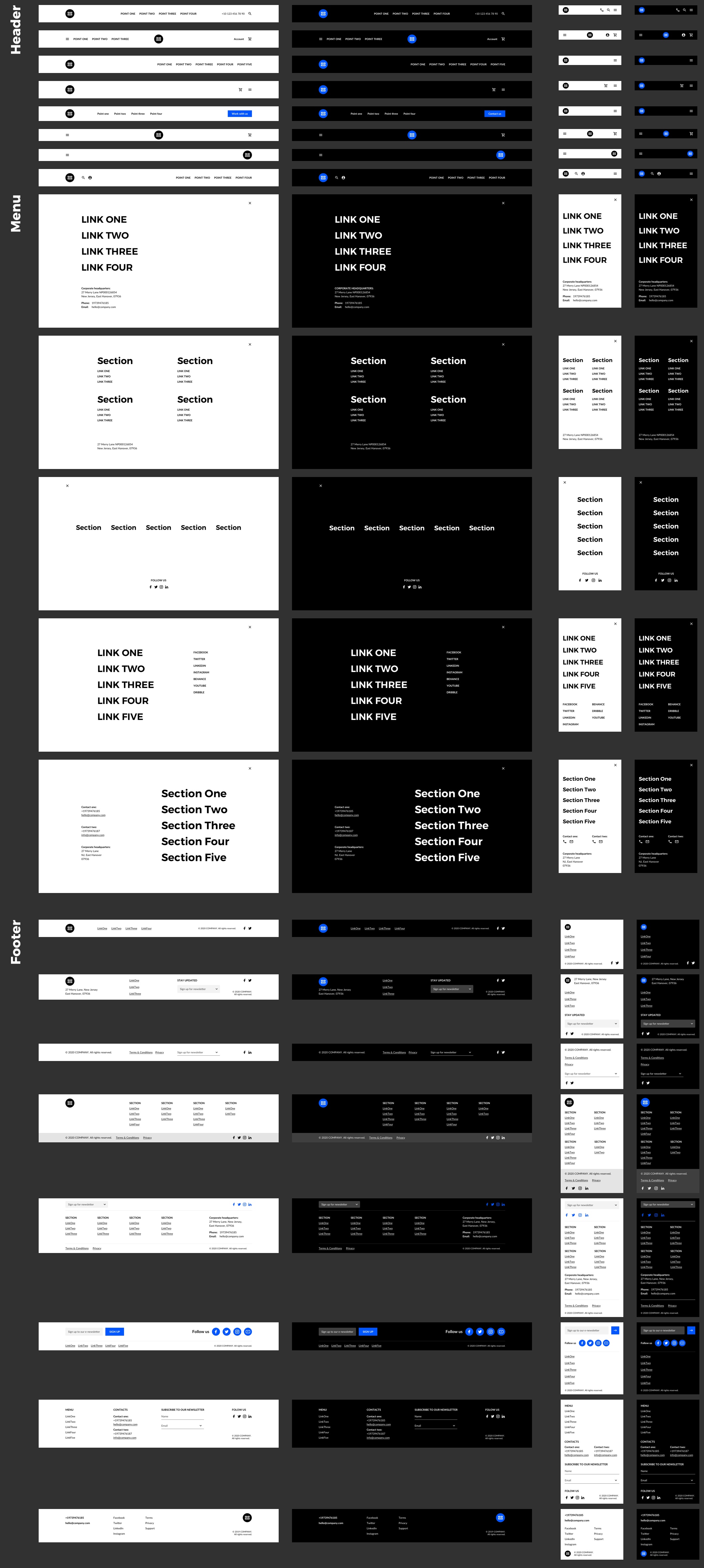 多功能设计社区商城网站WEB界面设计套件 Modularity Web Design System For Figma_img_2