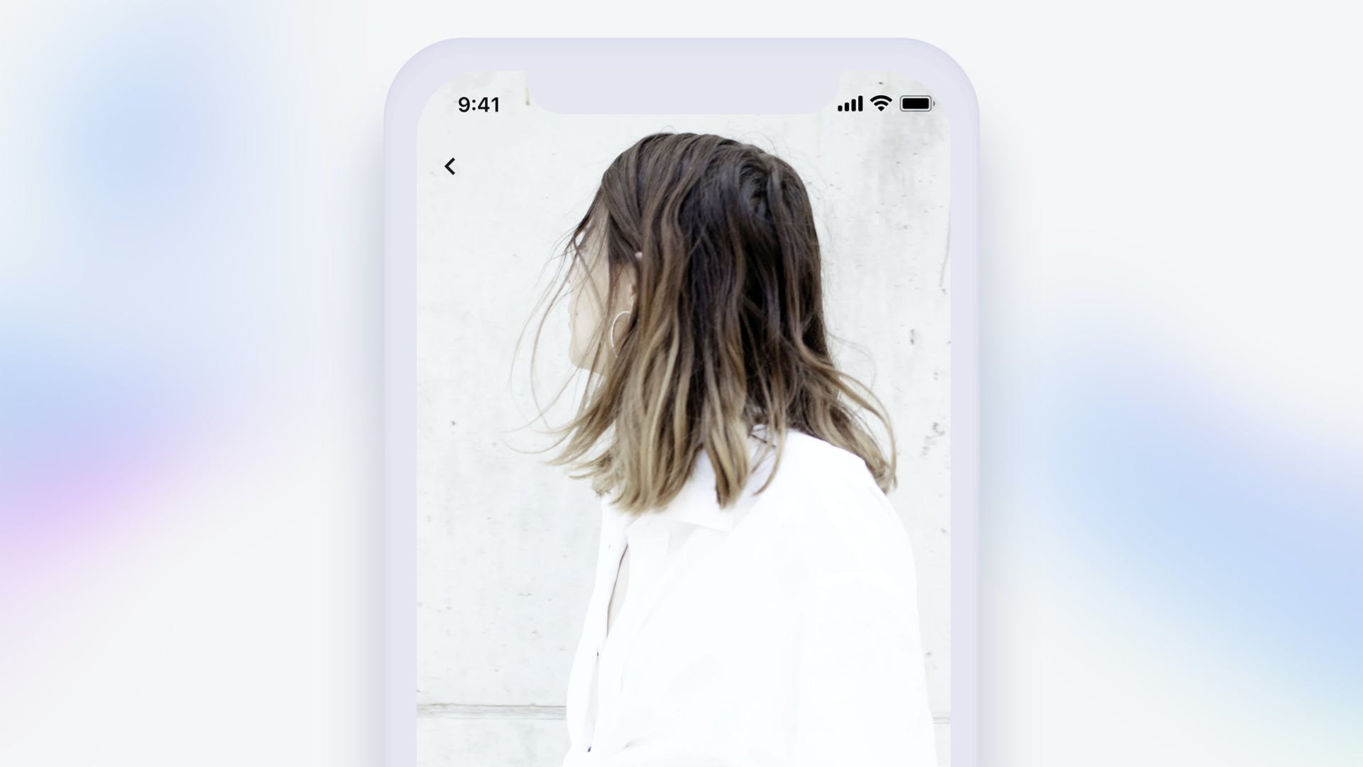 APP界面设计陶瓷手机屏幕展示样机模板 White iPhone Mockup_img_2