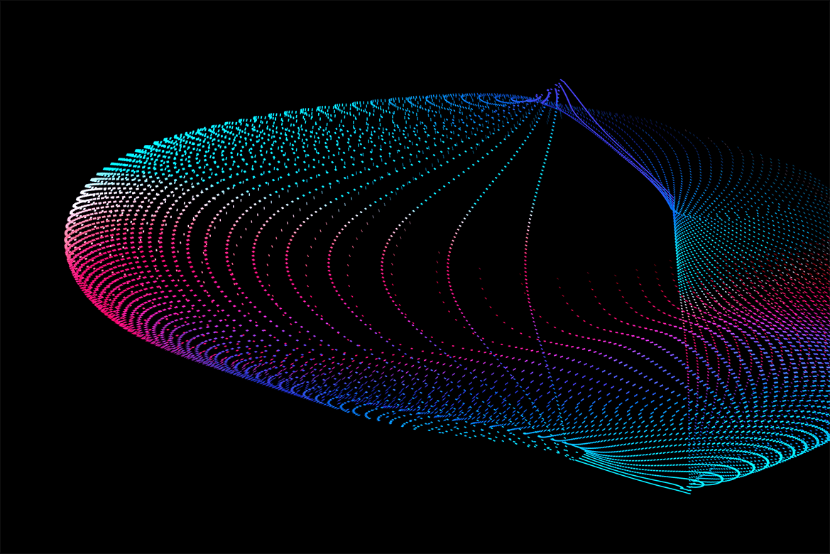 20个抽象霓虹粒子空间背景素材 NEON Vector Pack_img_2