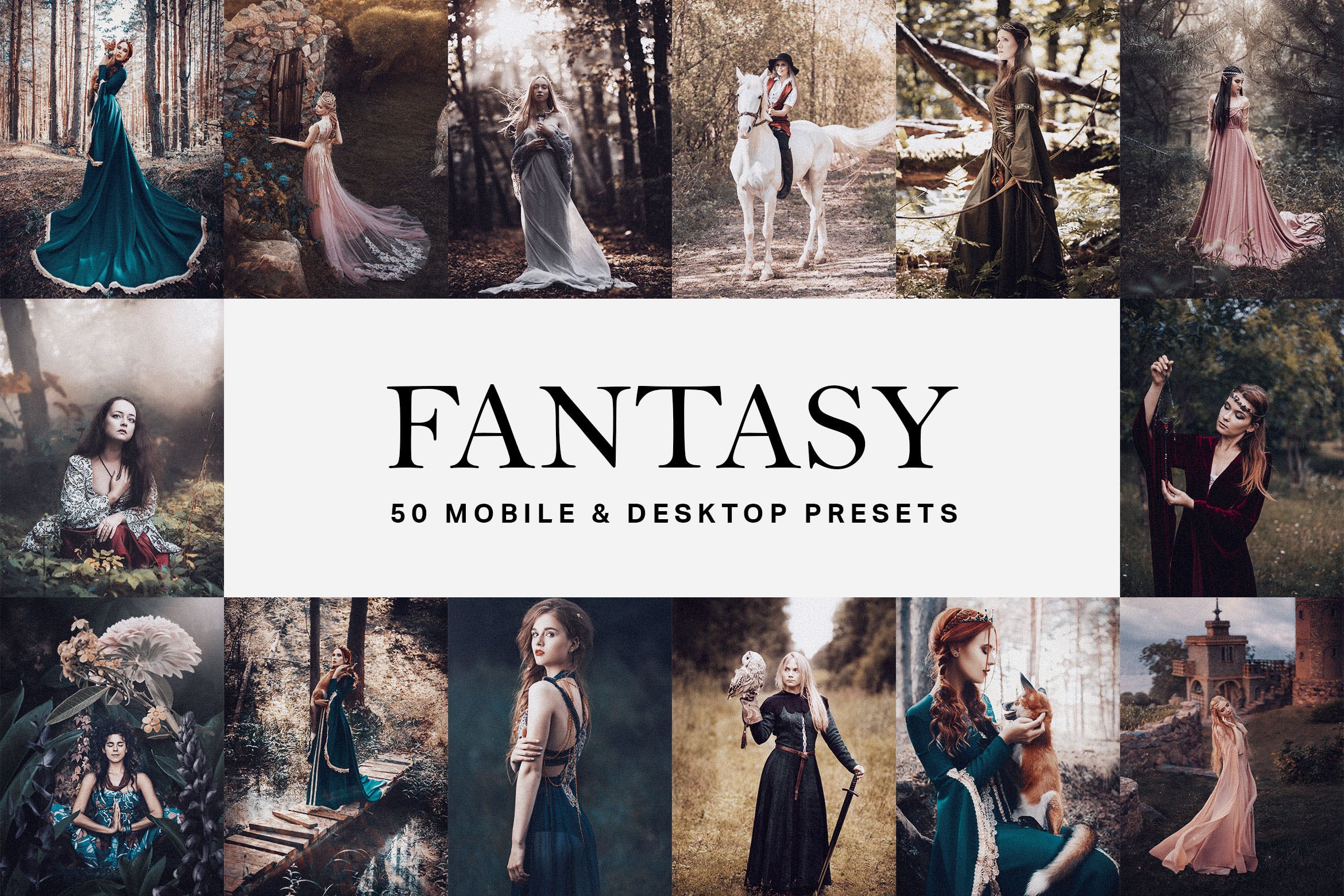 50款梦幻照片后期调色LR预设 50 Fantasy Lightroom Presets_img_2