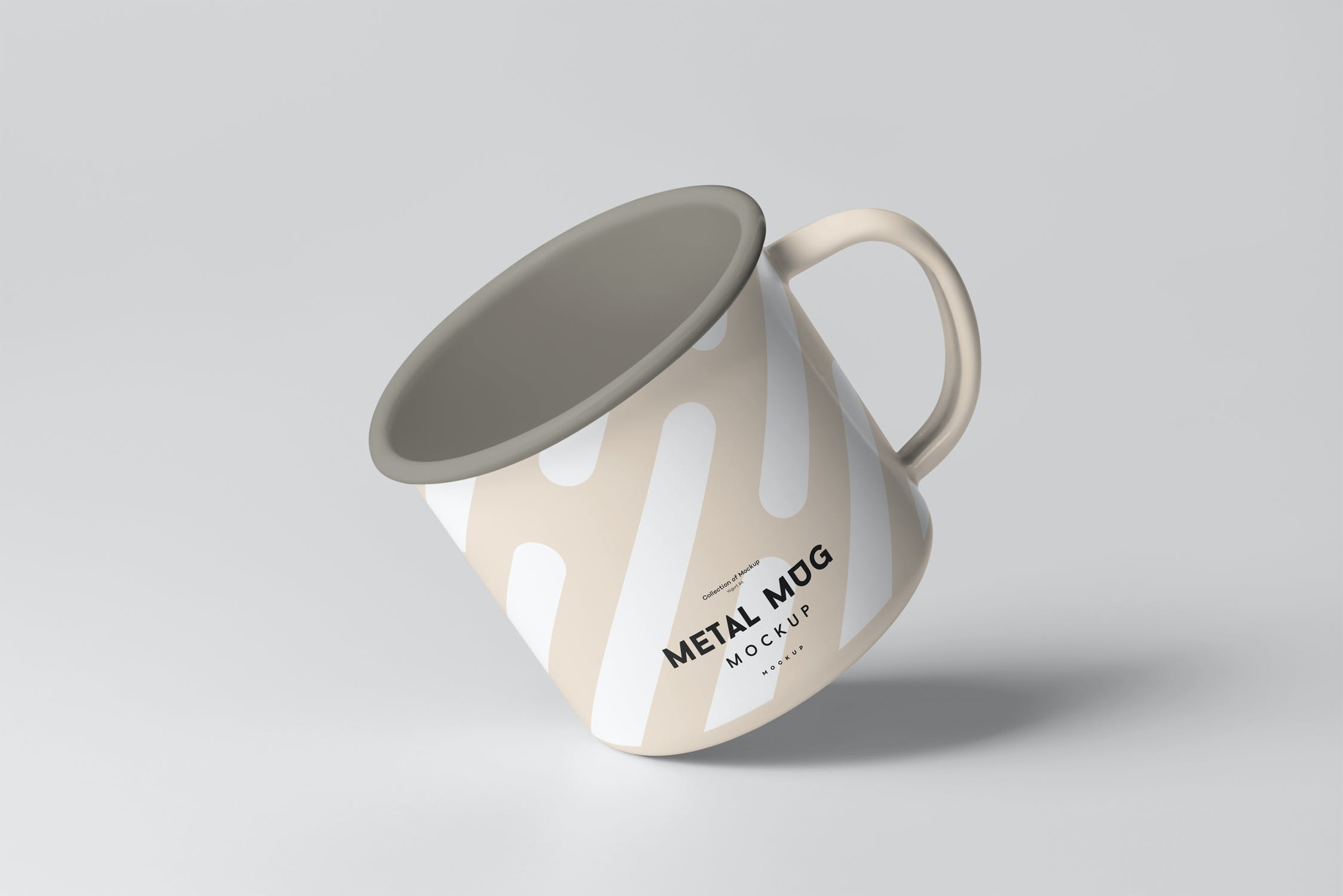 8款陶瓷金属杯样机模板 Metal Mug Mockup_img_2