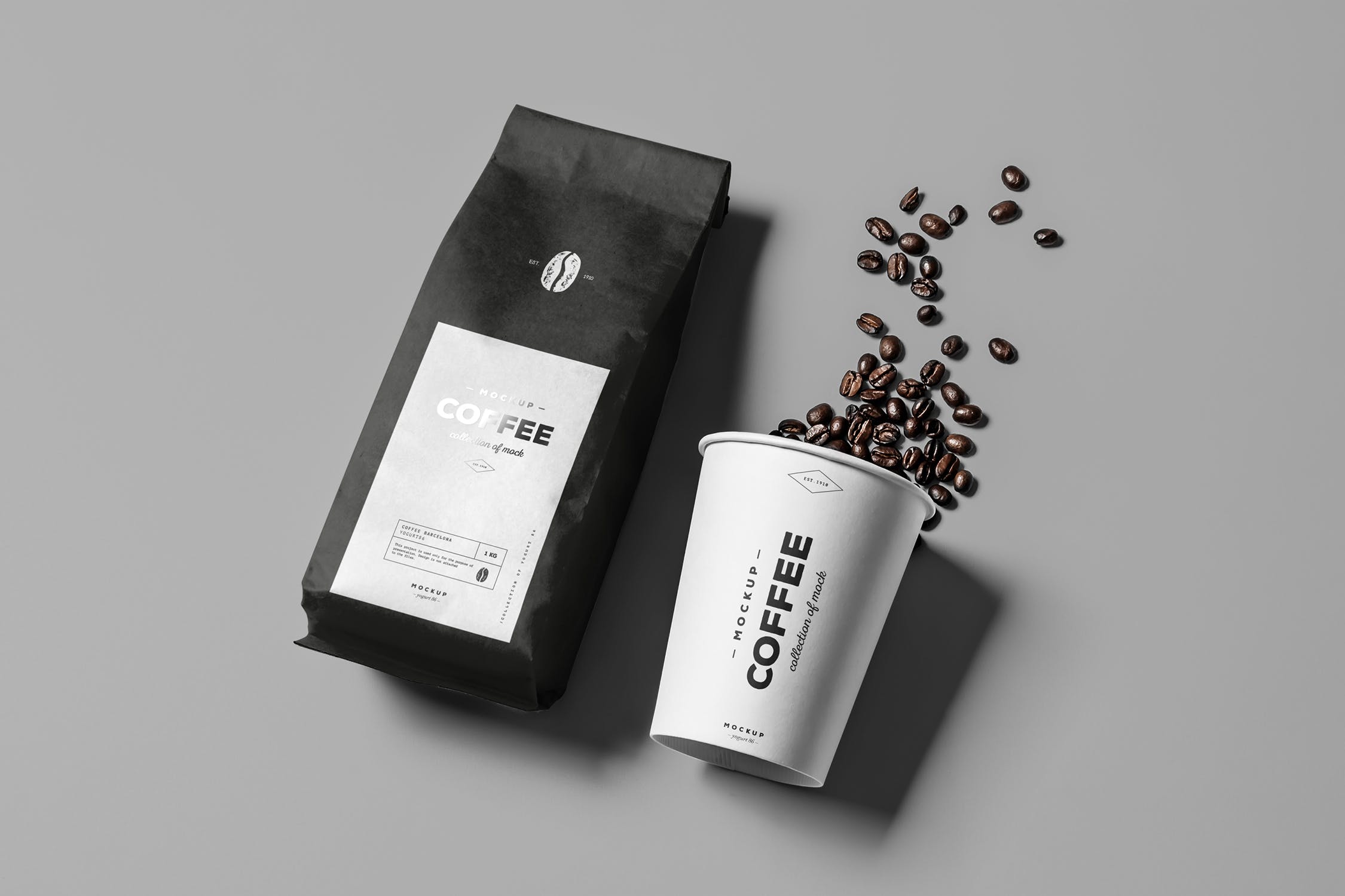 咖啡品牌包装设计展示样机PSD模板 Coffe Mockup_img_2