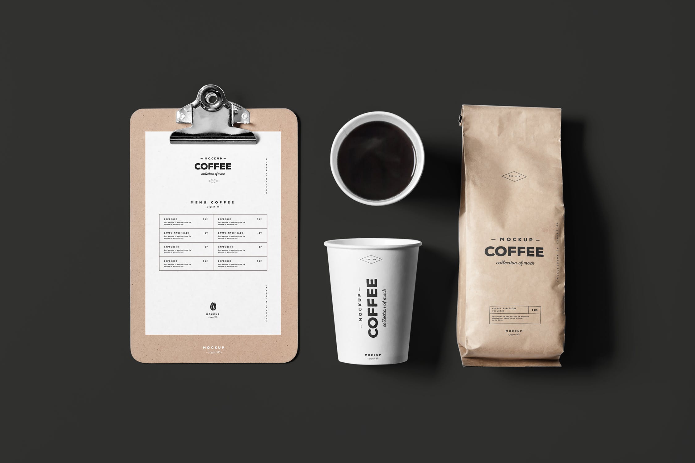 咖啡品牌包装设计展示样机PSD模板 Coffe Mockup_img_2