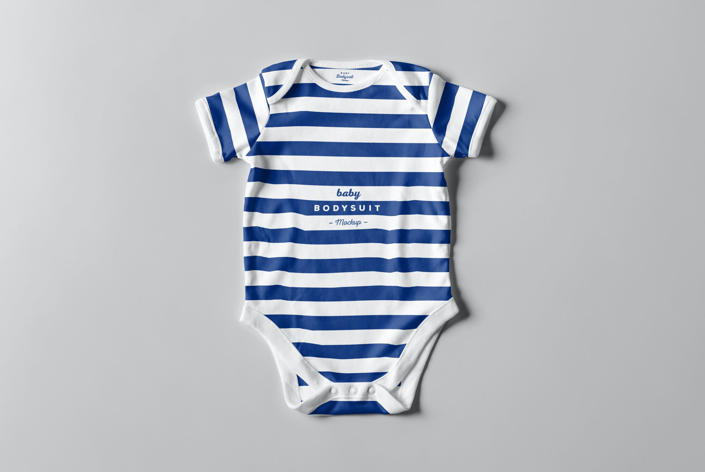 婴儿半袖三角连体衣PSD样机模板 Baby Bodysuit Mockup_img_2