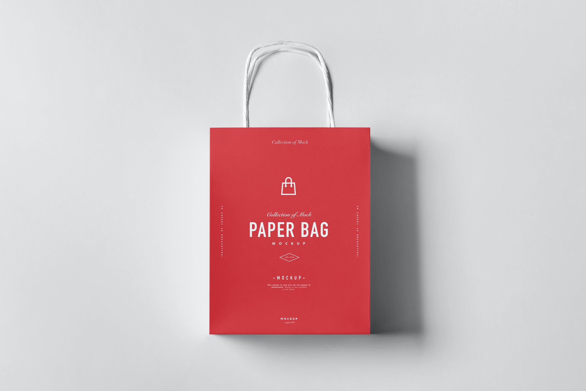 8款商城购物纸质手提袋样机模板 Paper Bag Mockup_img_2