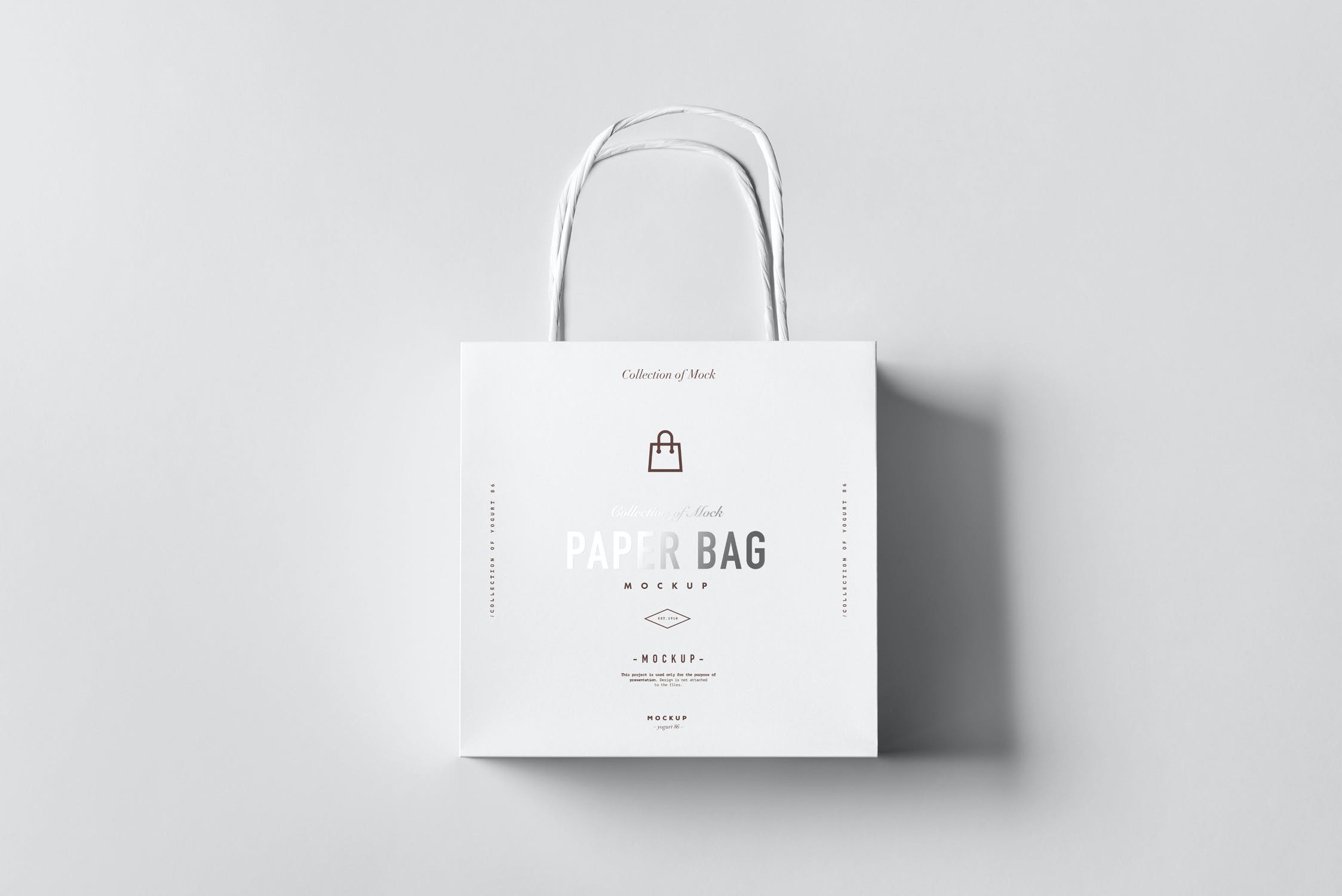 8款商城购物纸质手提袋样机模板 Paper Bag Mockup_img_2