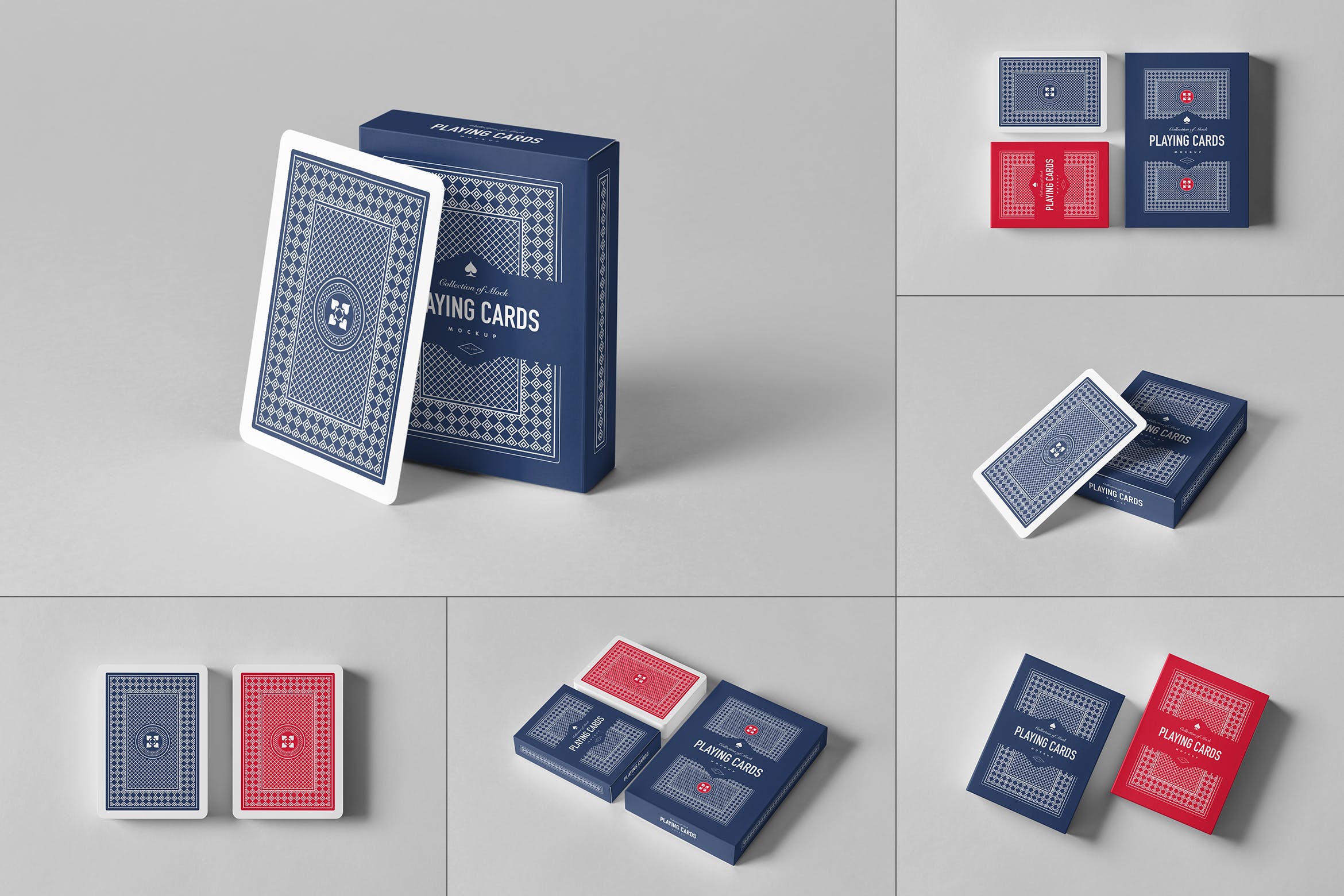 10款扑克牌卡片设计展示样机模板 Playing Card Mockup_img_2