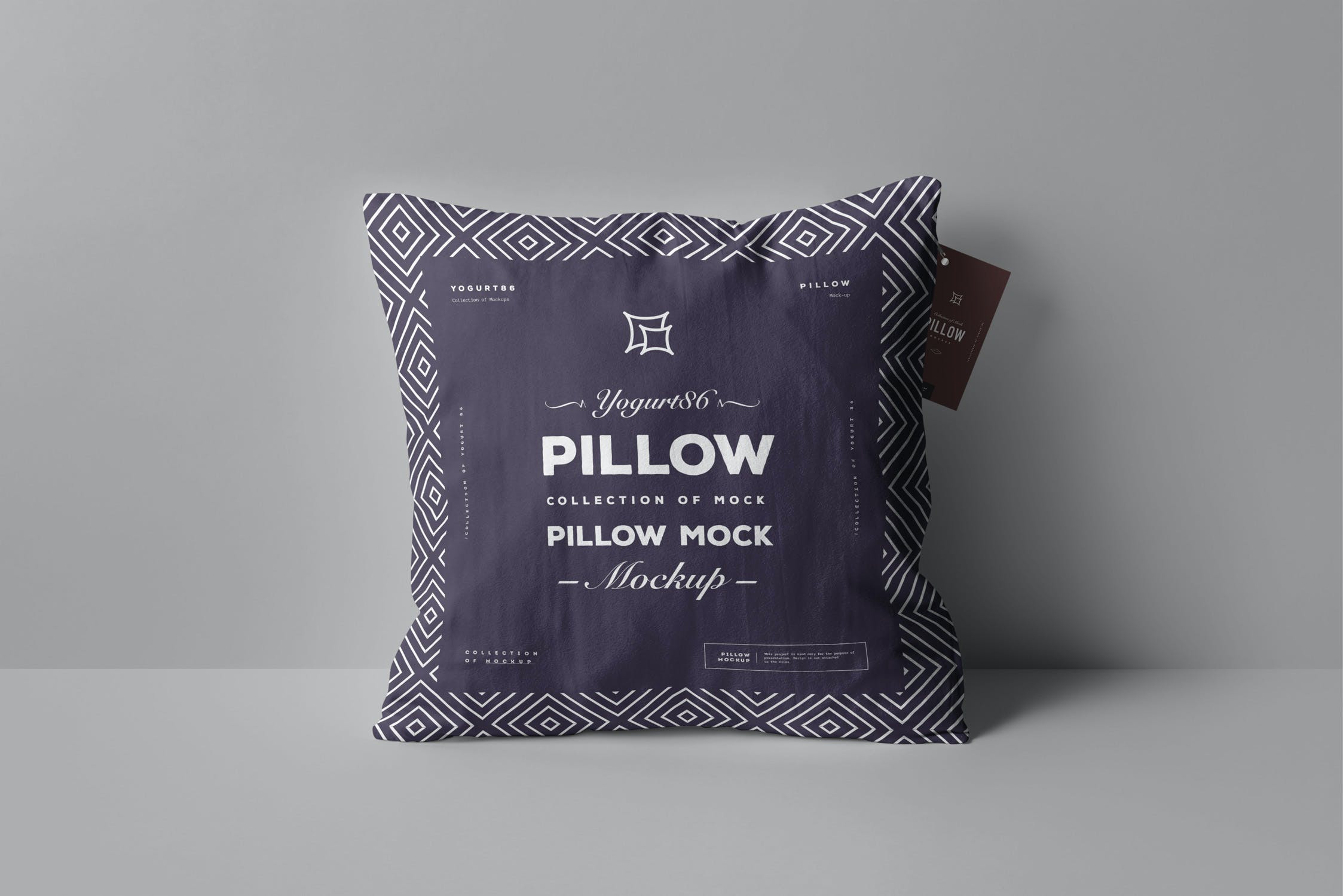 抱枕枕头印花设计样机模板 Pillow Mockup_img_2