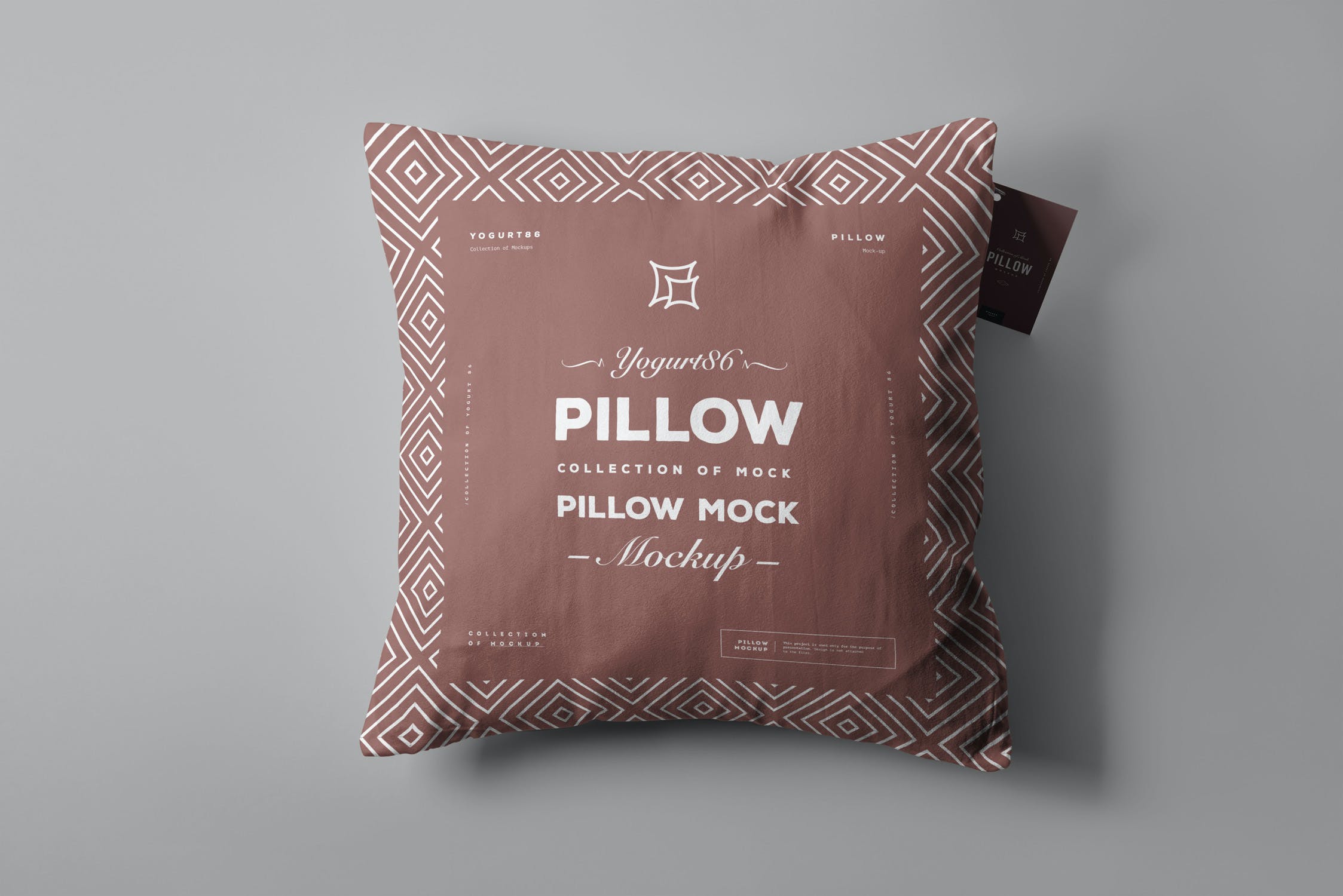 抱枕枕头印花设计样机模板 Pillow Mockup_img_2