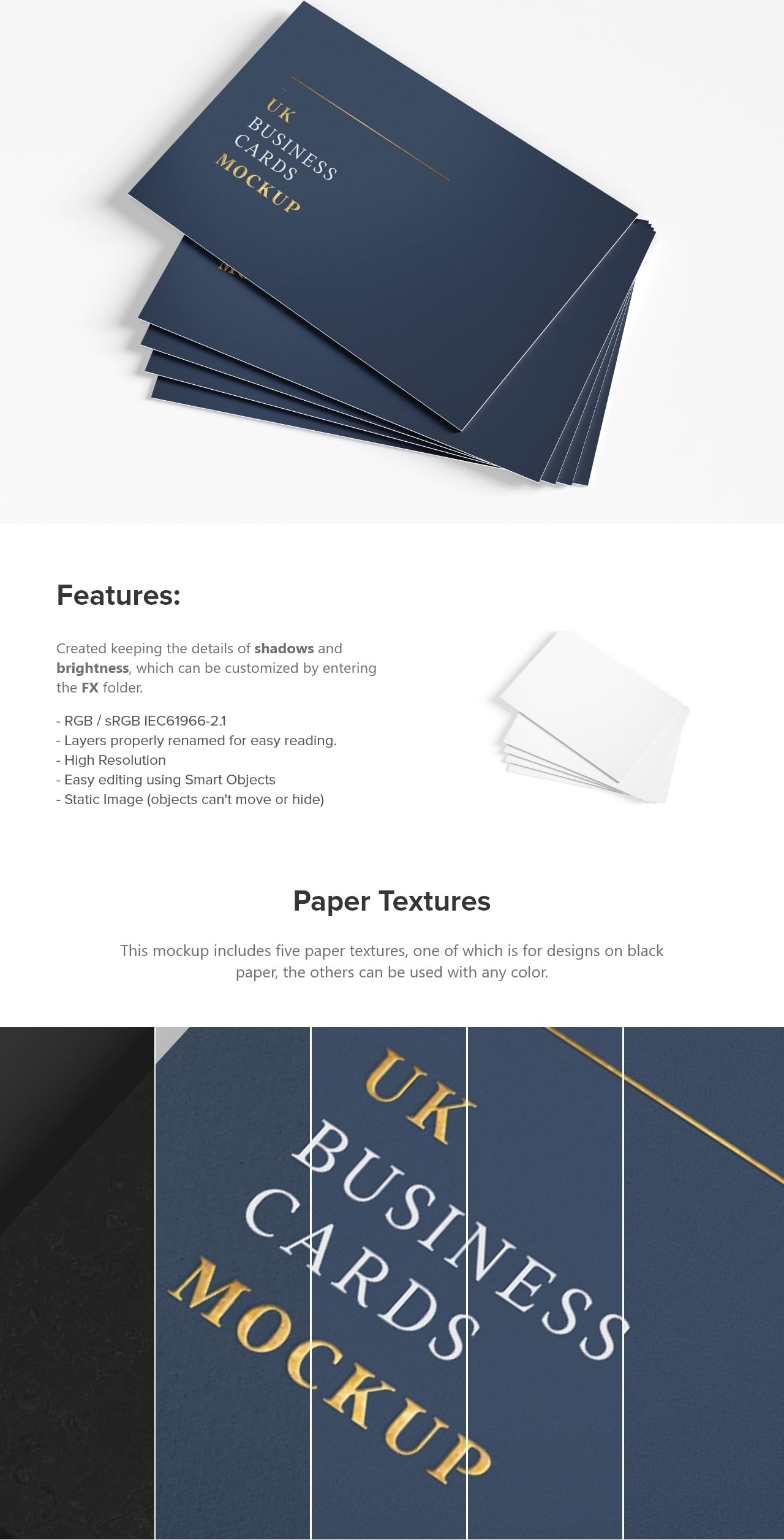 商务个人名片卡片样机模板 UK Business Cards Mockup 02_img_2