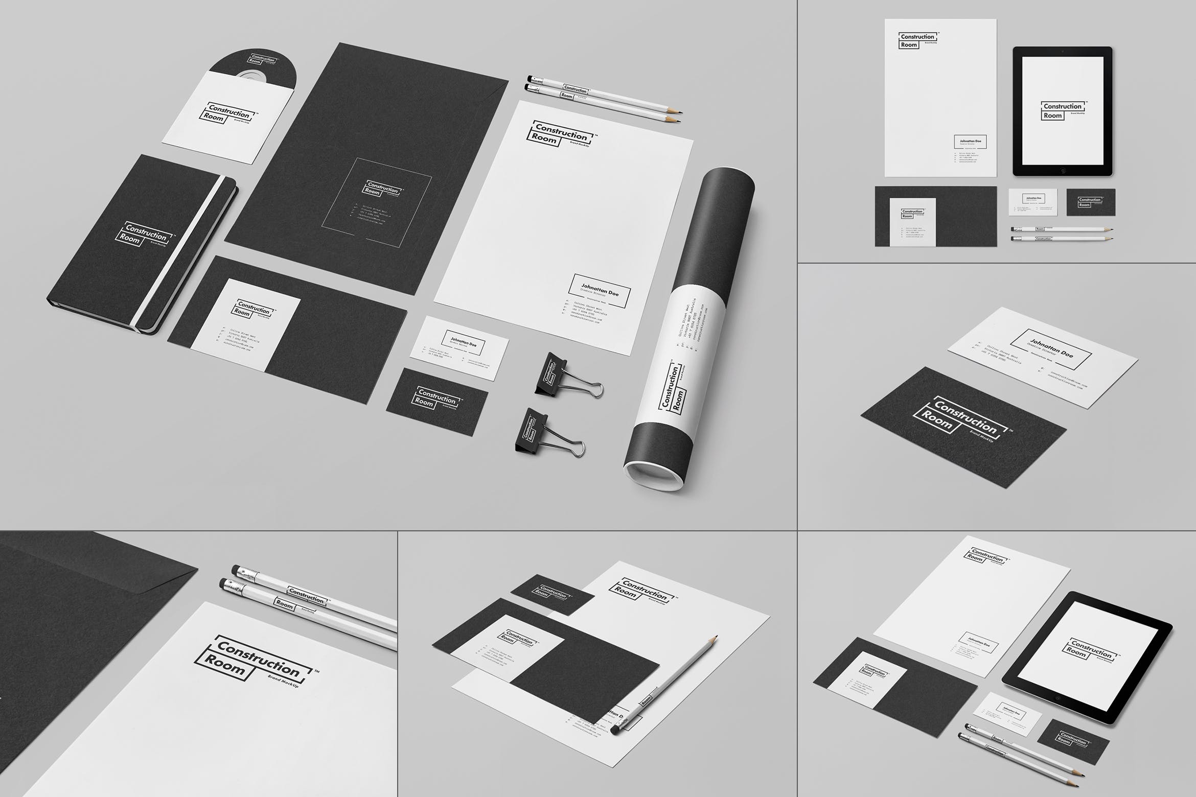 8款品牌VI设计办公用品样机模板 Branding / Identity Mockup 5_img_2