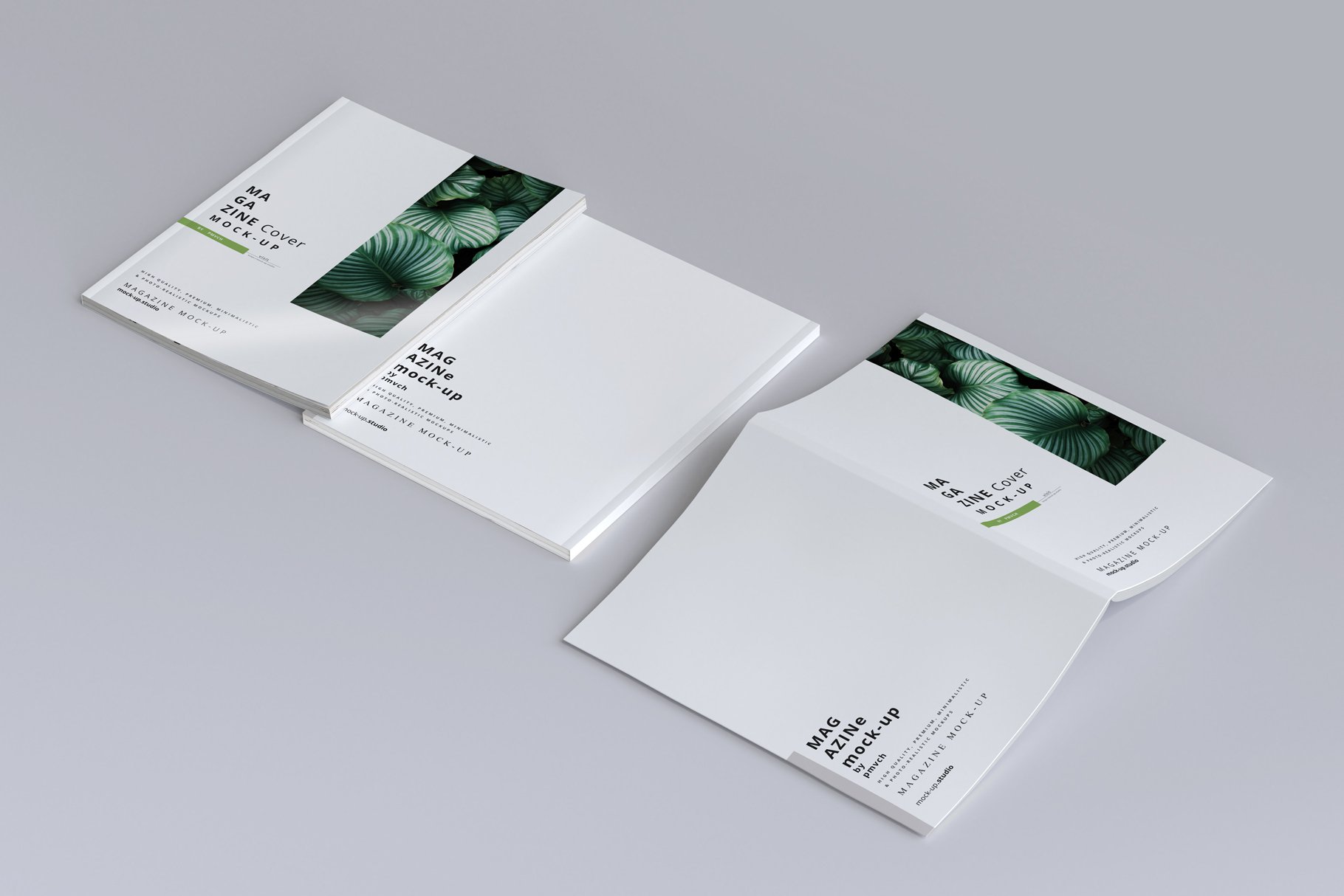 165款折页画册杂志设计样机模板 165 Brochure Mockups Big Bundle_img_2