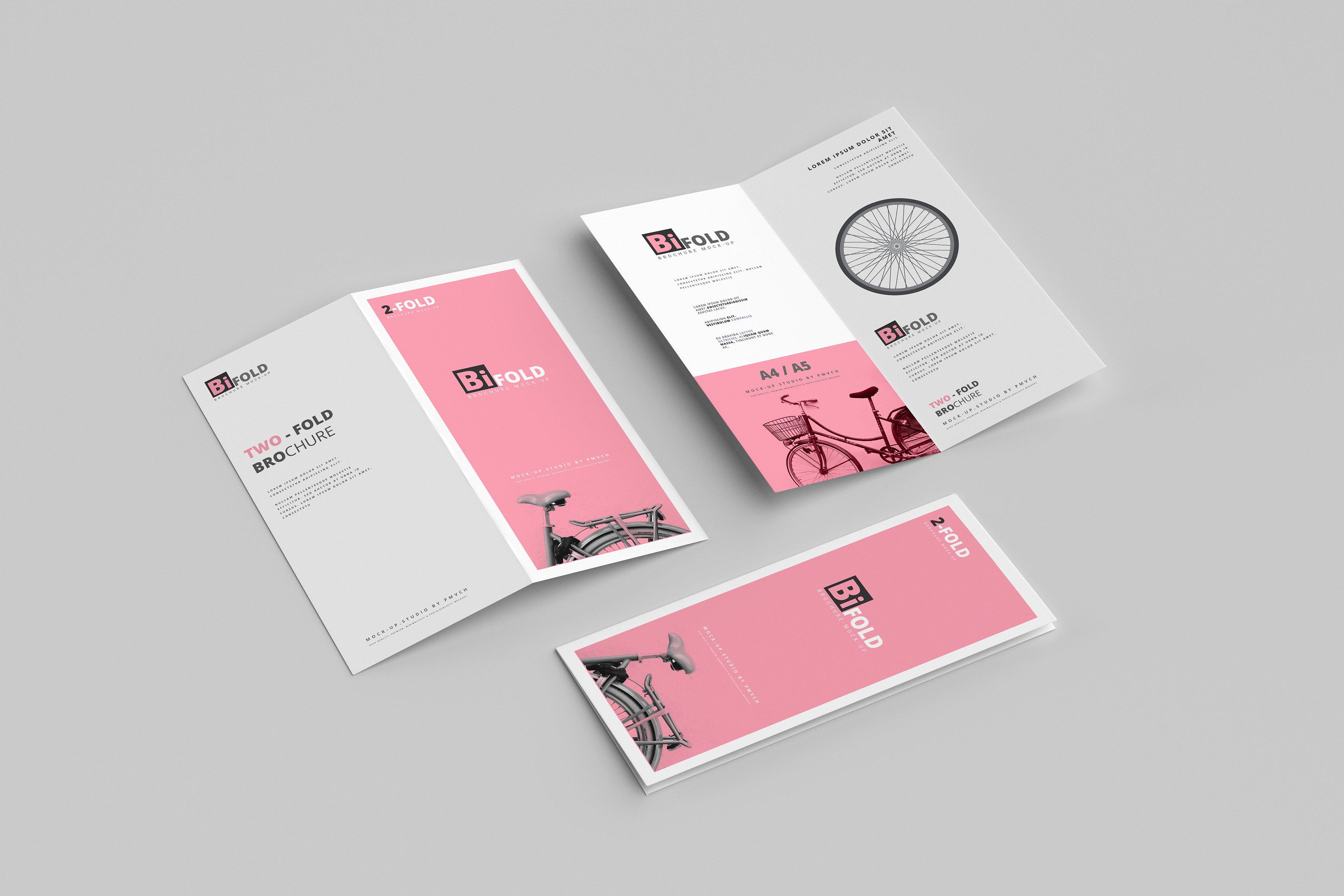 165款折页画册杂志设计样机模板 165 Brochure Mockups Big Bundle_img_2