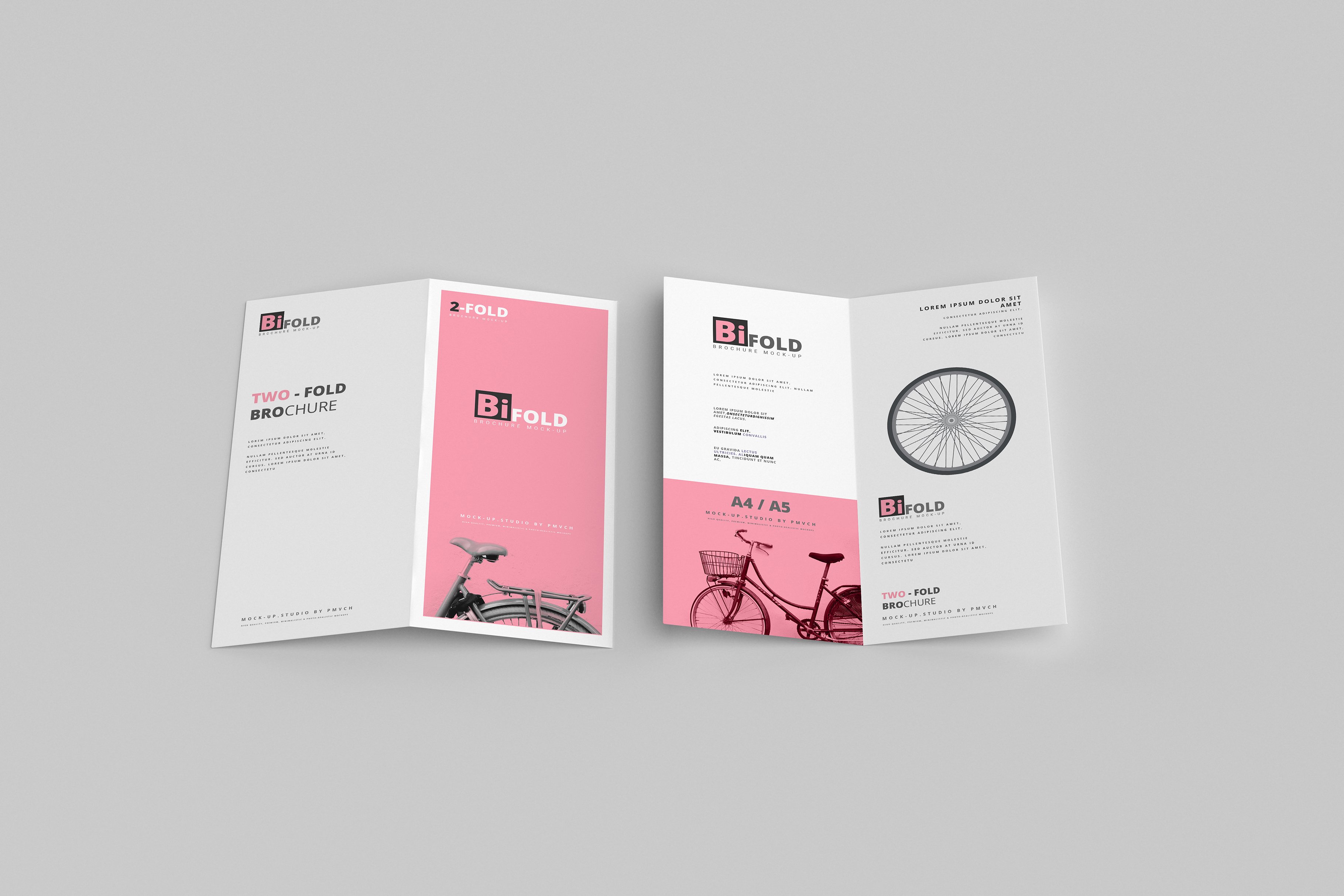 165款折页画册杂志设计样机模板 165 Brochure Mockups Big Bundle_img_2