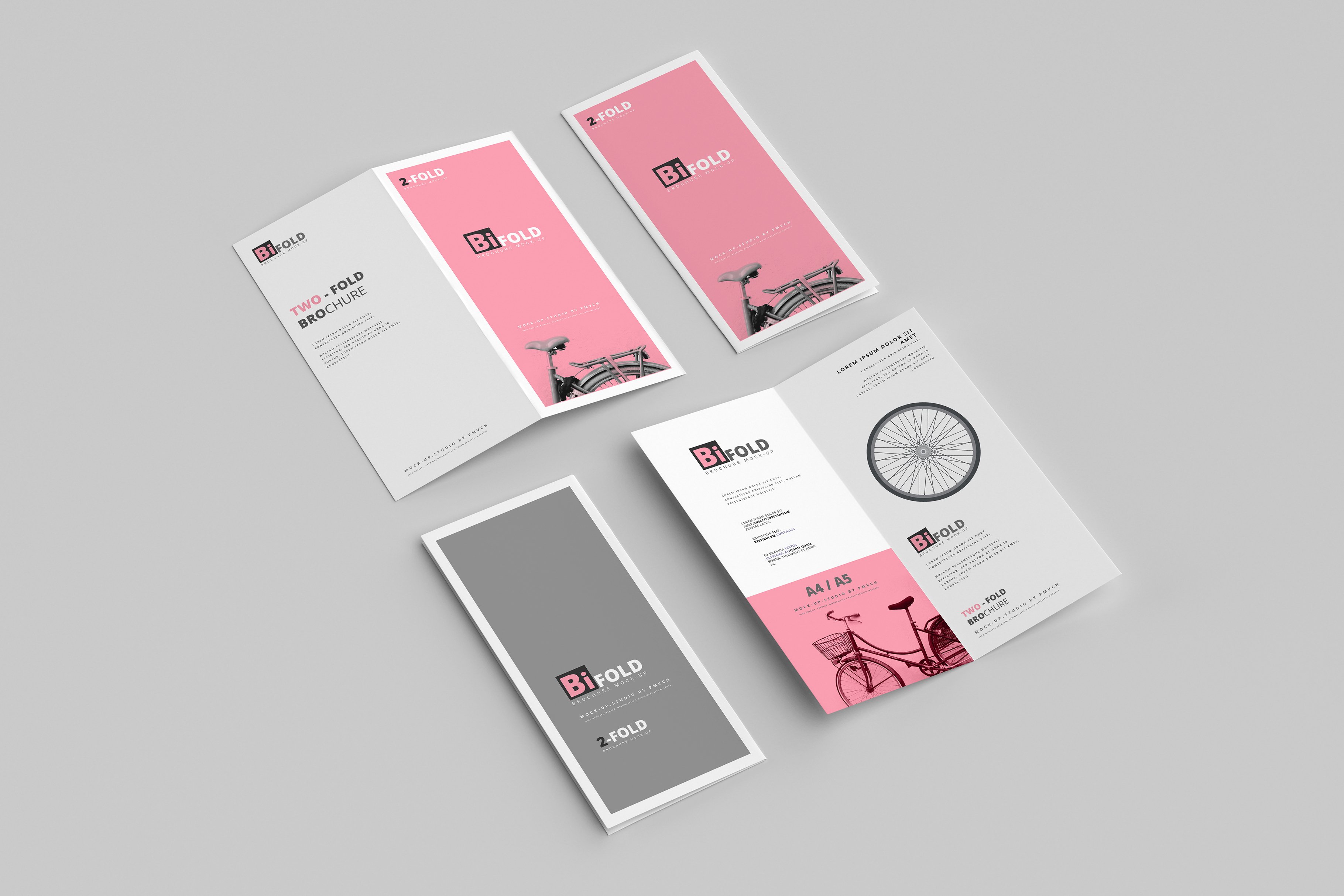 165款折页画册杂志设计样机模板 165 Brochure Mockups Big Bundle_img_2