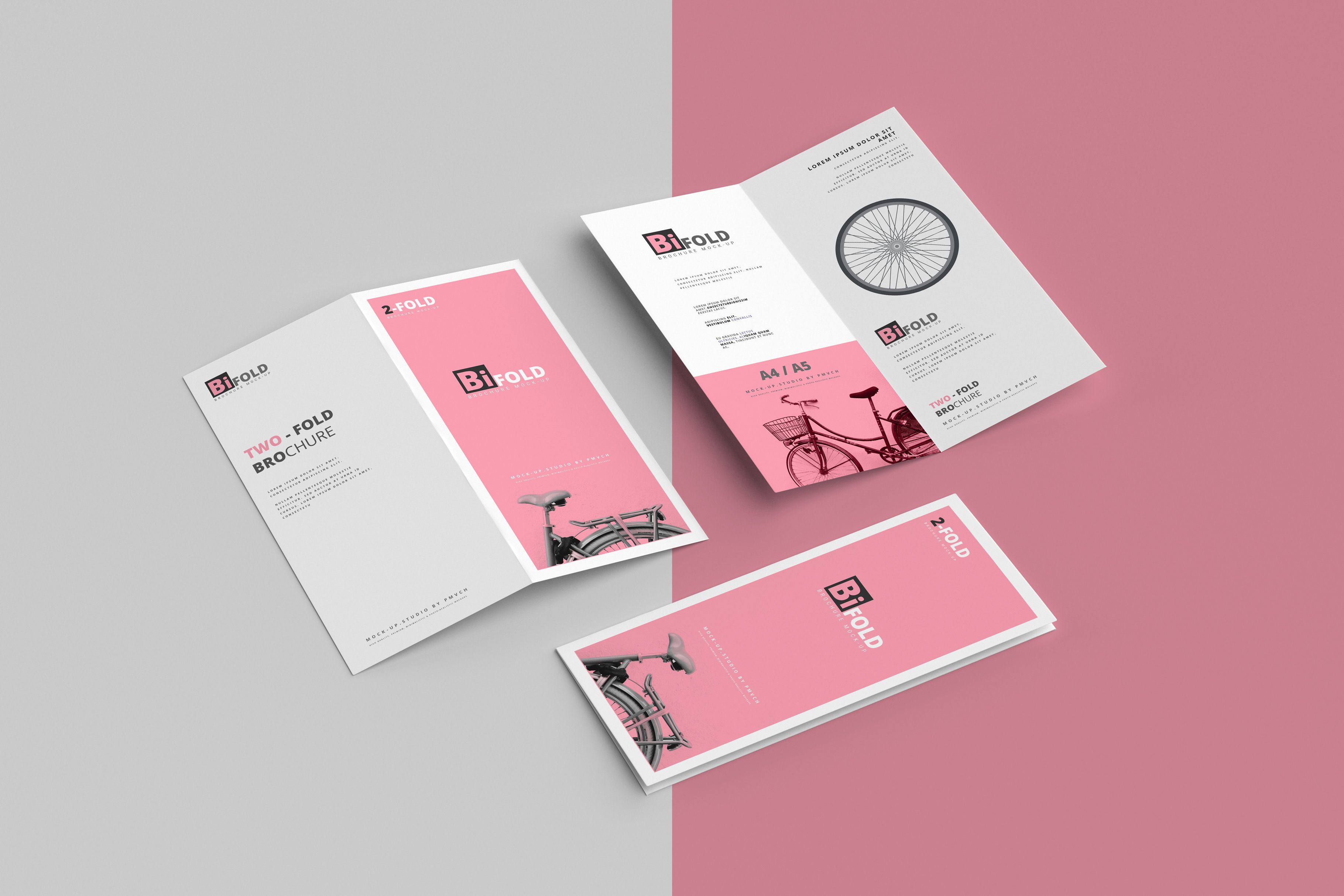 165款折页画册杂志设计样机模板 165 Brochure Mockups Big Bundle_img_2