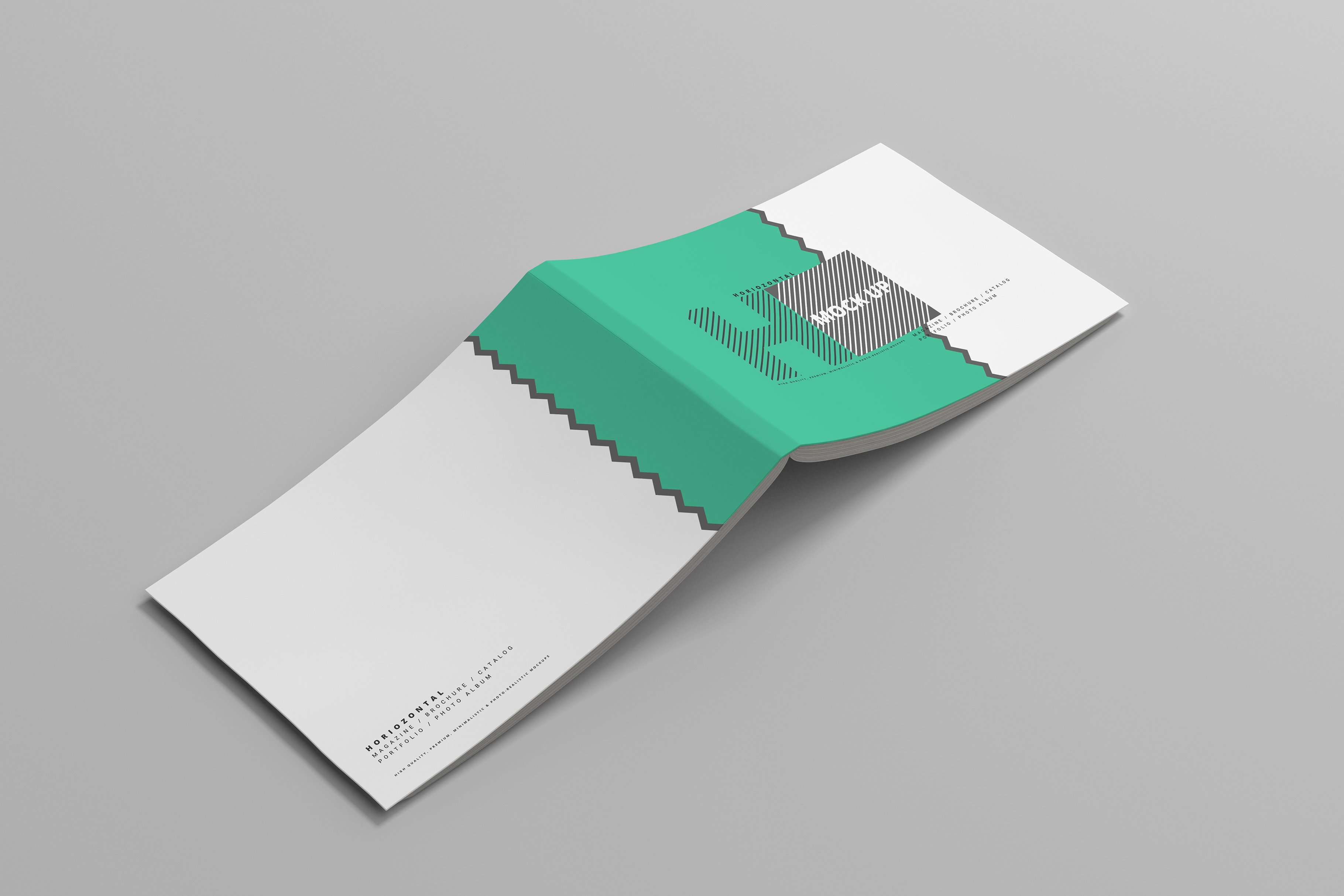 165款折页画册杂志设计样机模板 165 Brochure Mockups Big Bundle_img_2