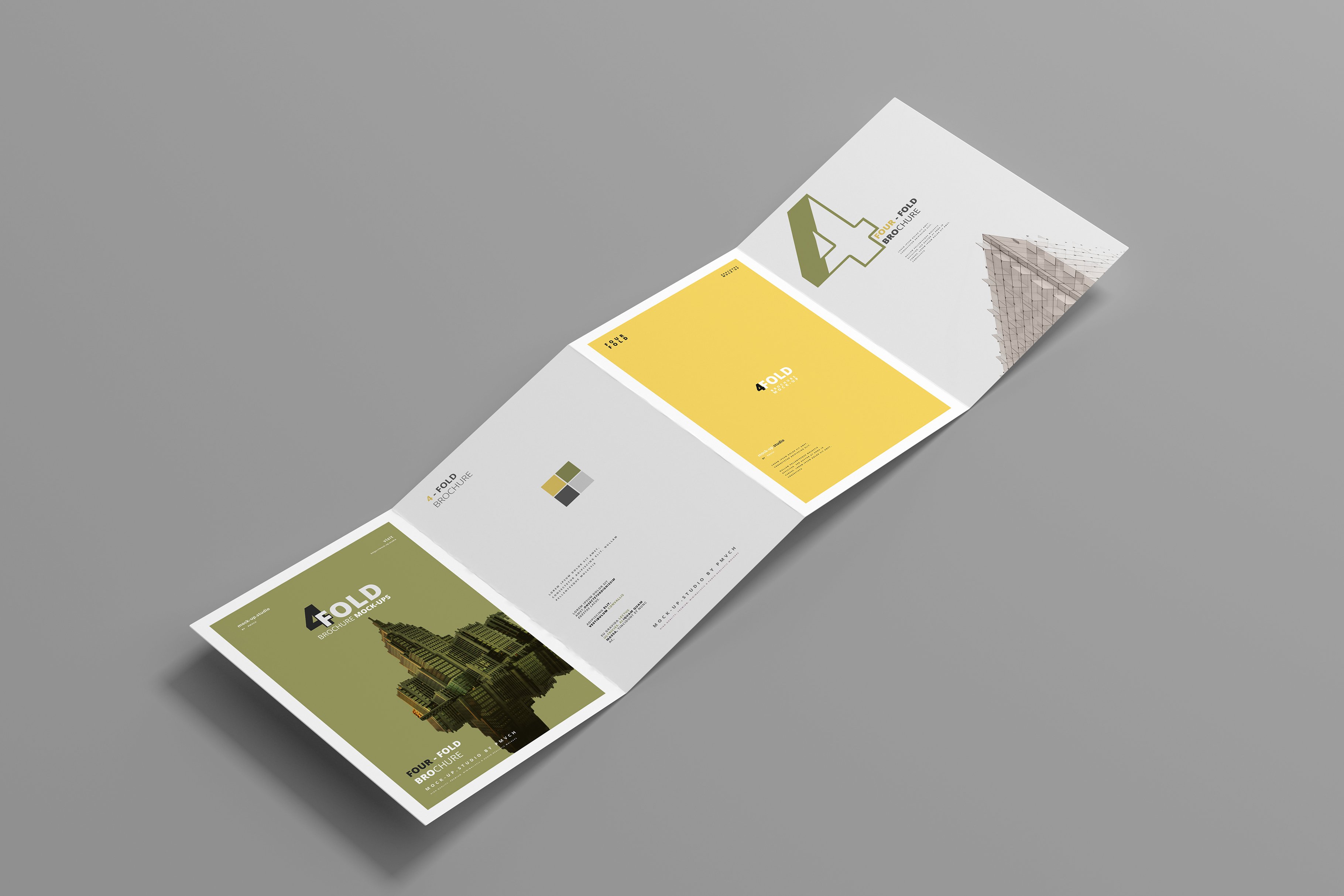 165款折页画册杂志设计样机模板 165 Brochure Mockups Big Bundle_img_2