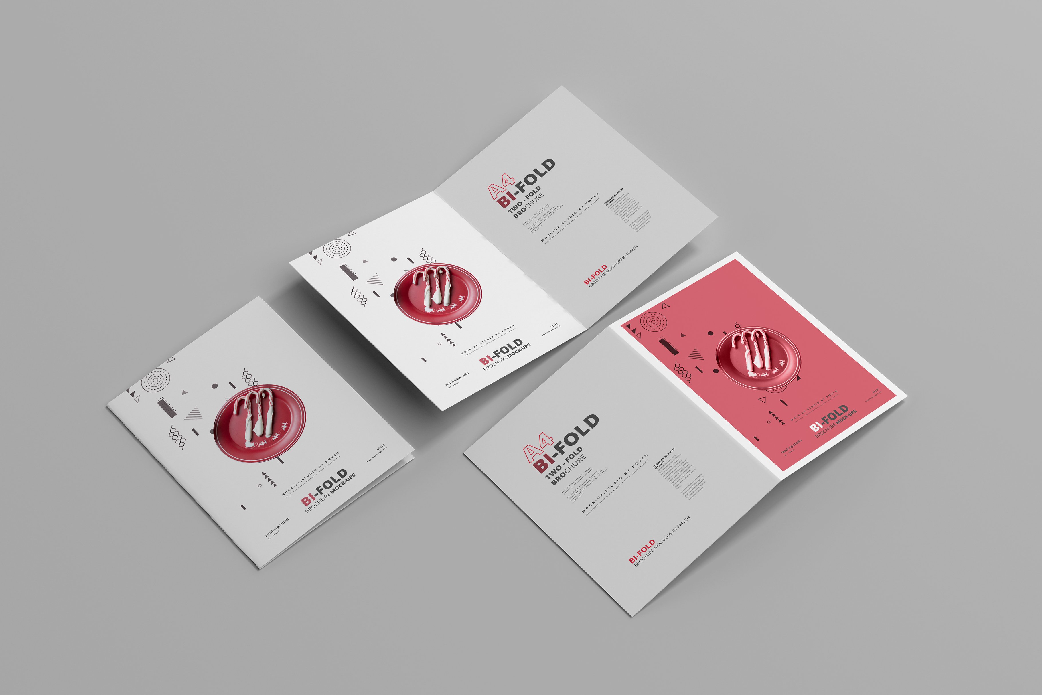 165款折页画册杂志设计样机模板 165 Brochure Mockups Big Bundle_img_2