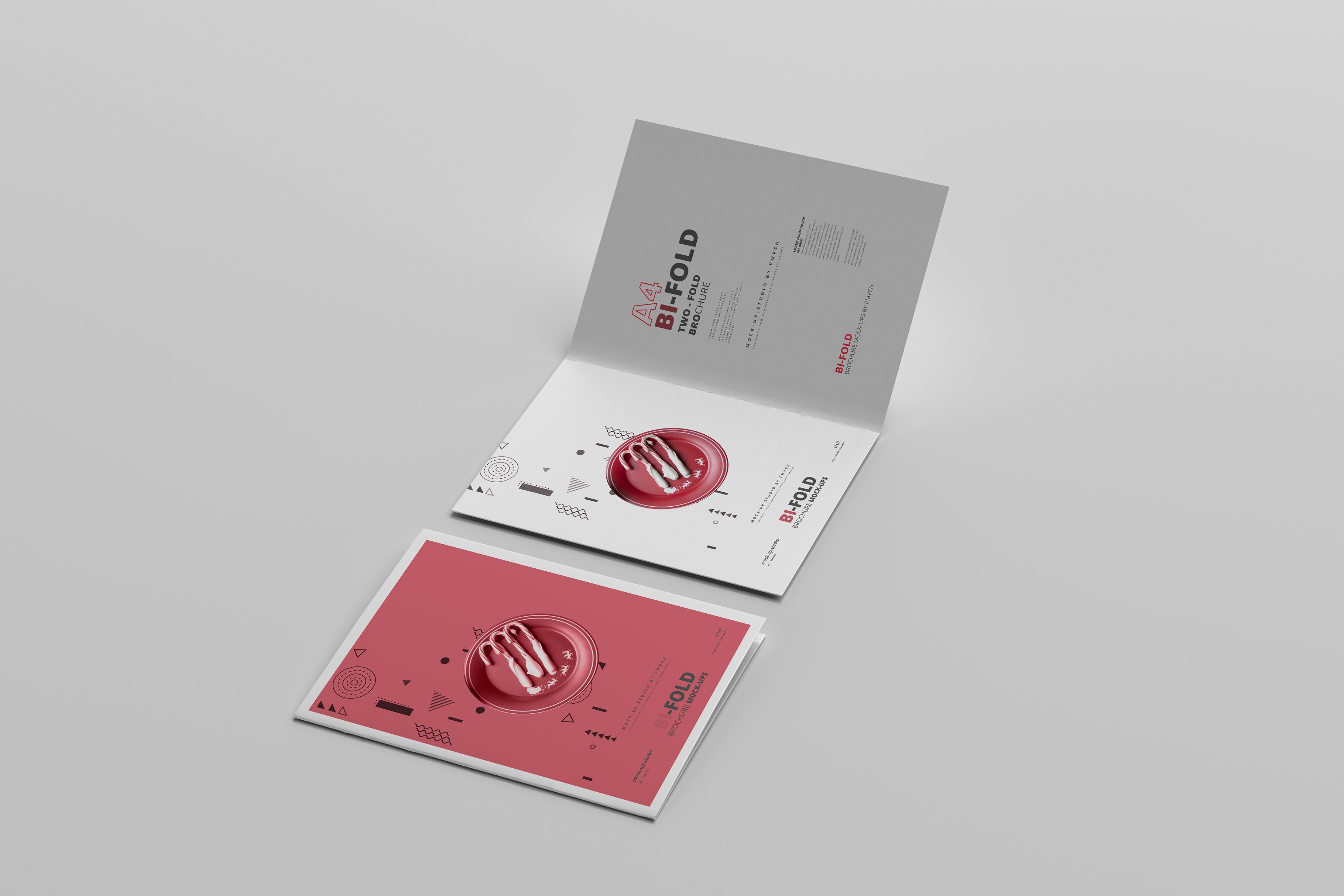 165款折页画册杂志设计样机模板 165 Brochure Mockups Big Bundle_img_2