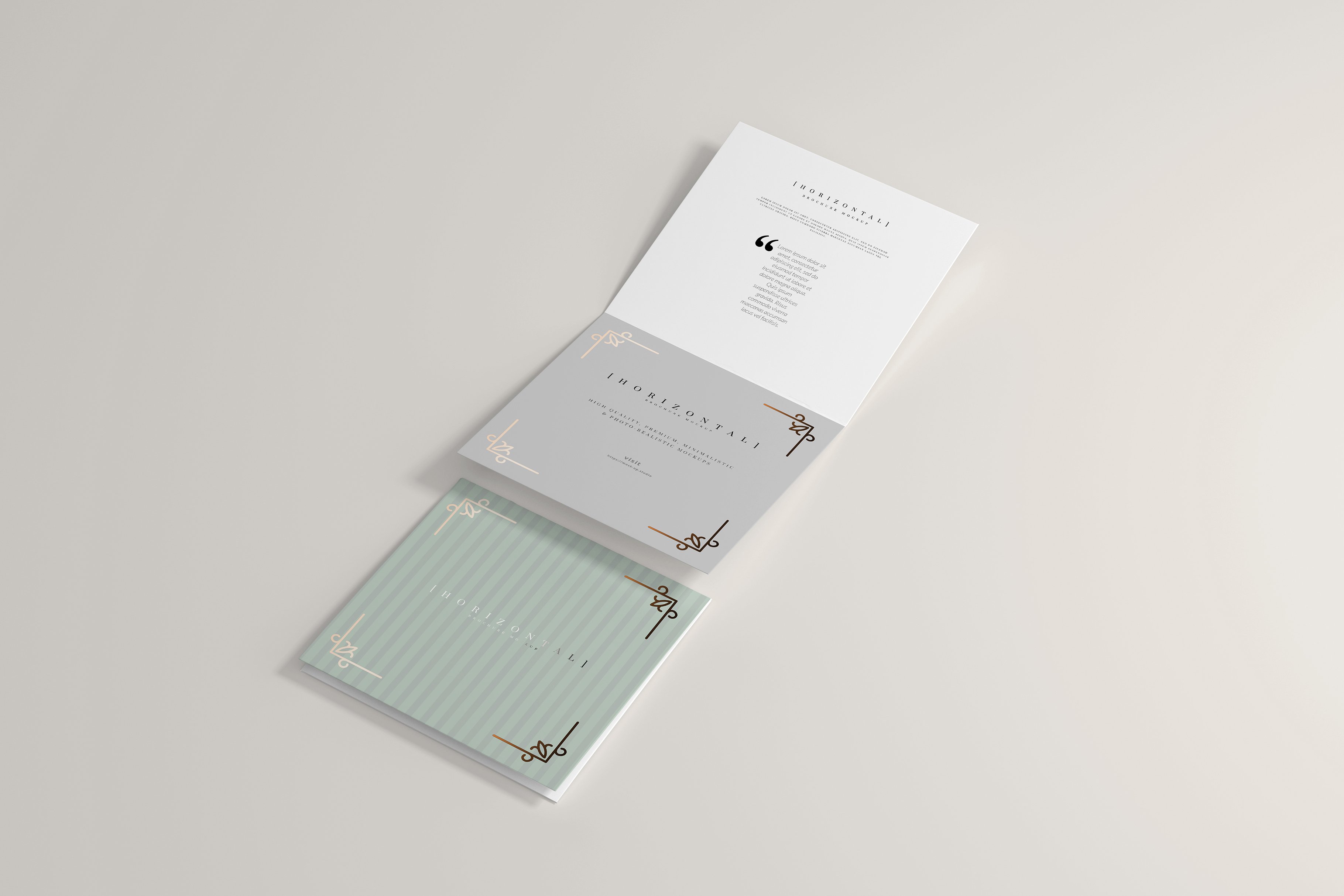 165款折页画册杂志设计样机模板 165 Brochure Mockups Big Bundle_img_2