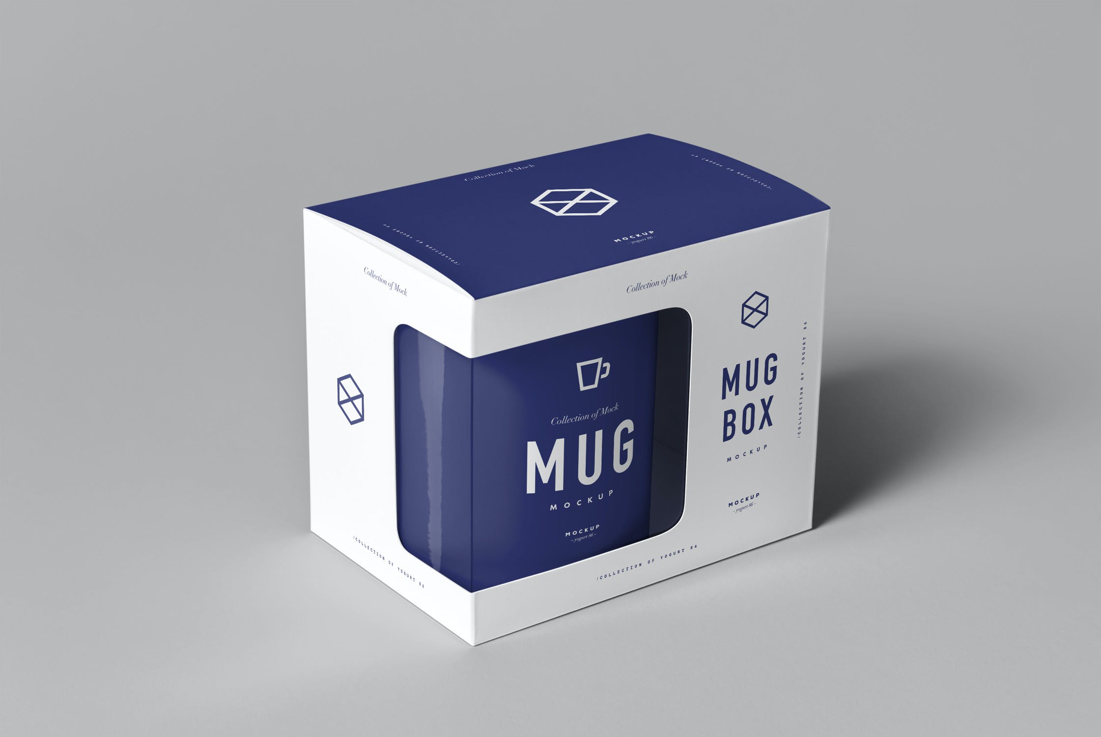 8款马克杯包装盒样机模板 Mug & Box Mockup_img_2