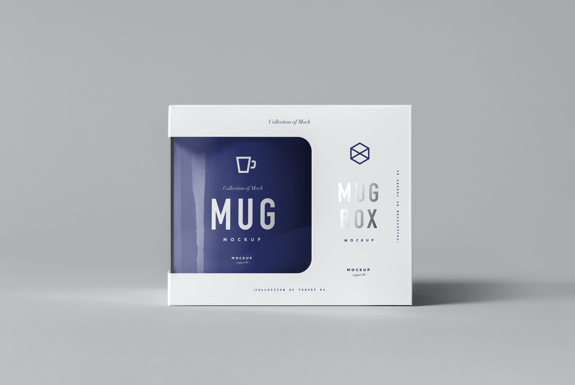 8款马克杯包装盒样机模板 Mug & Box Mockup_img_2