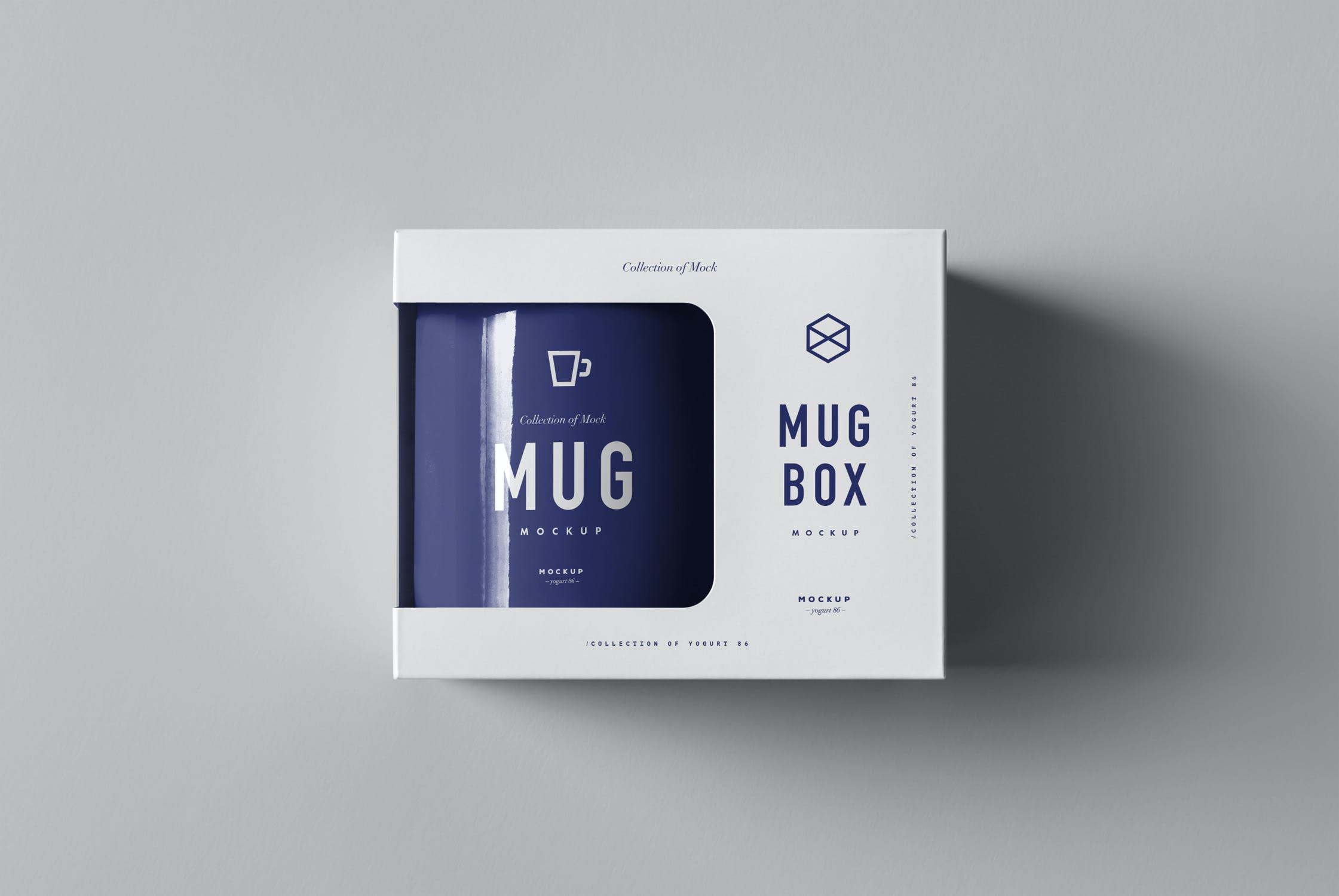 8款马克杯包装盒样机模板 Mug & Box Mockup_img_2