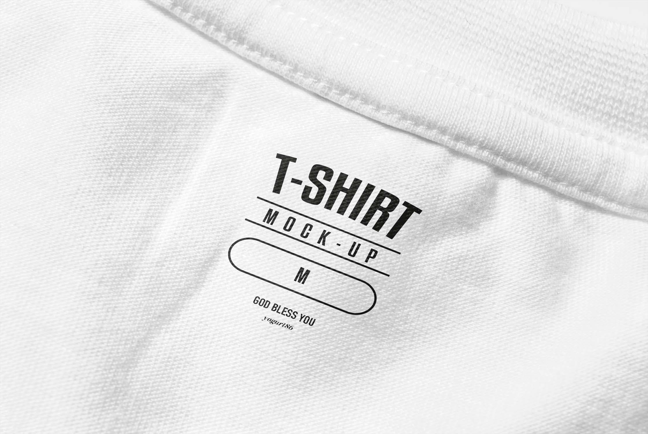 9款T恤半袖衫样机模板 T-Shirt Mockup 2_img_2