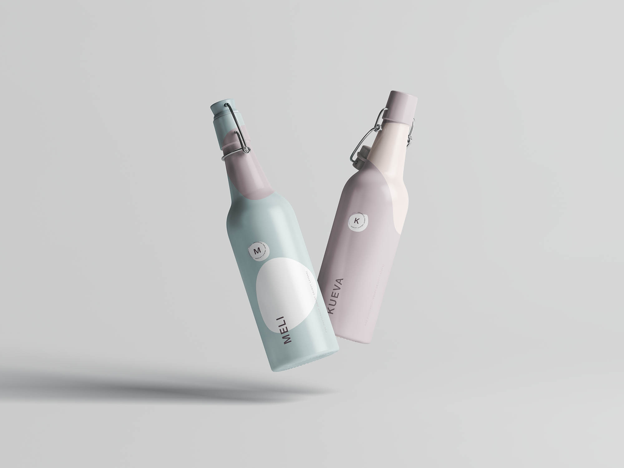 7款马特钳瓶设计样机模板 Matt Clamp Bottle Mockup_img_2