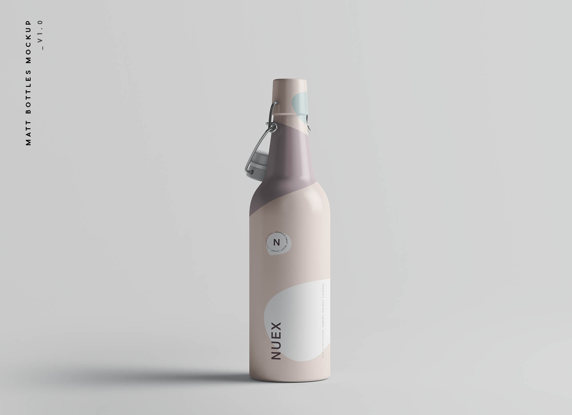 7款马特钳瓶设计样机模板 Matt Clamp Bottle Mockup_img_2