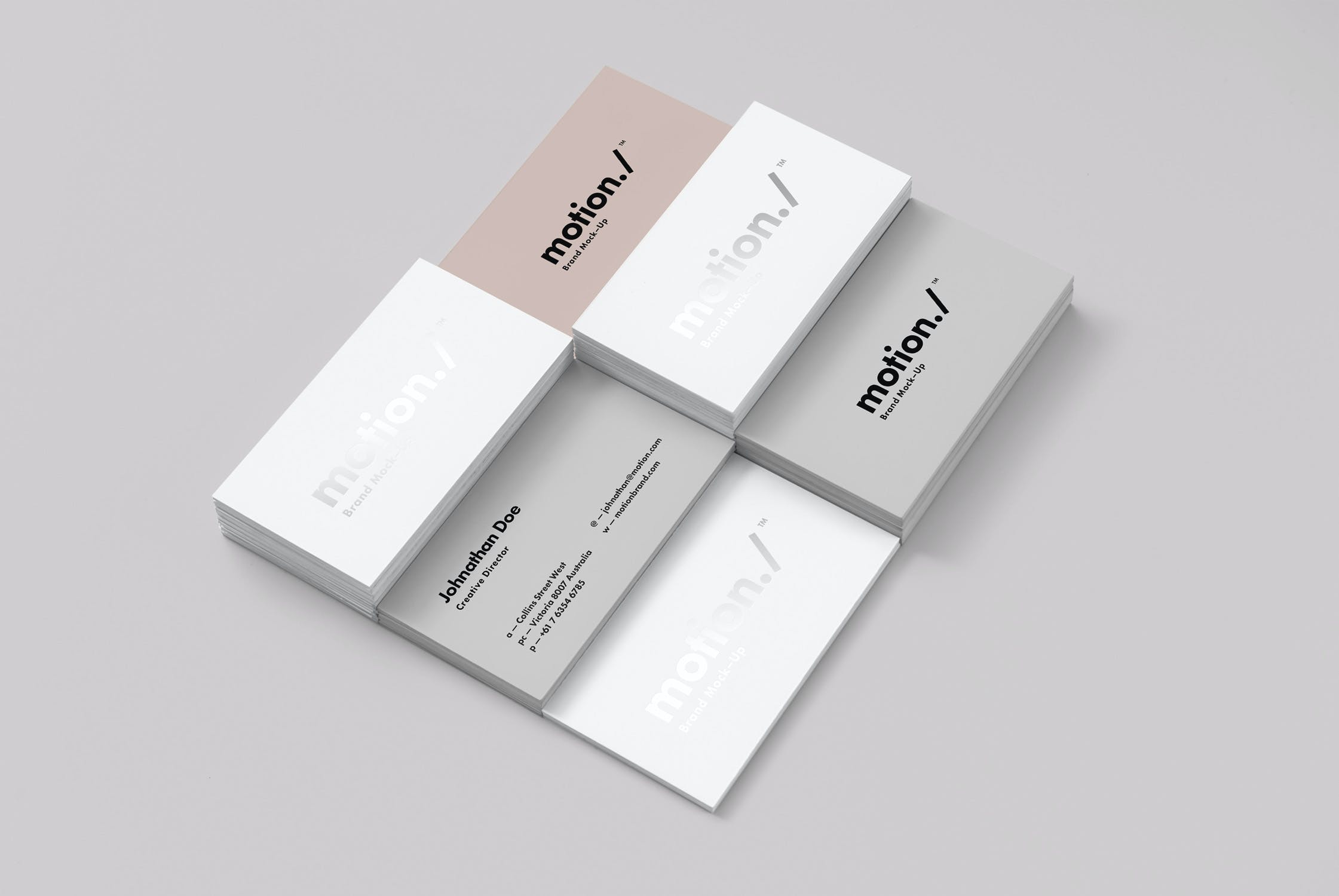 简约品牌VI办公用品设计AI模板 Motion Branding Print Pack_img_2