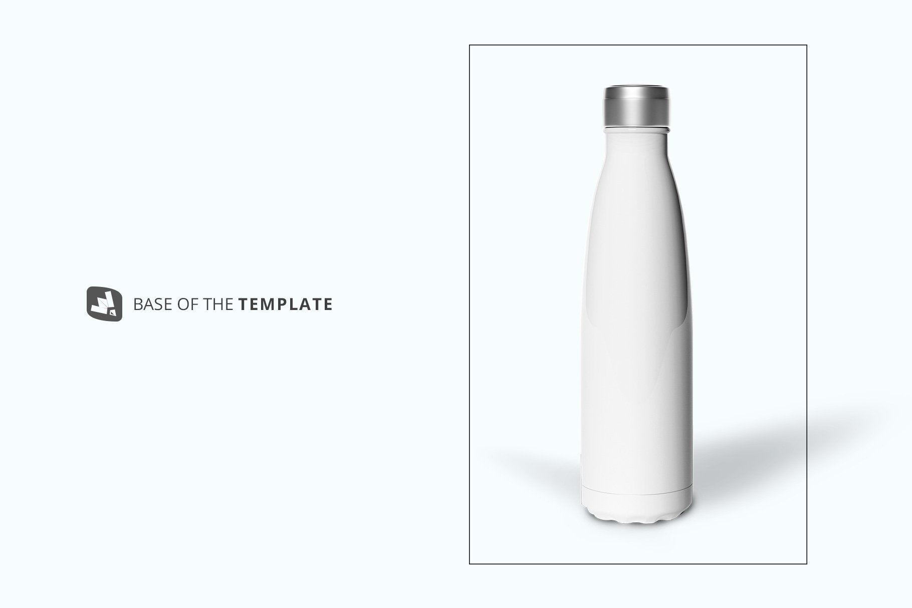 保温热水瓶样机模板 Steel Thermos Bottle Mockup_img_2