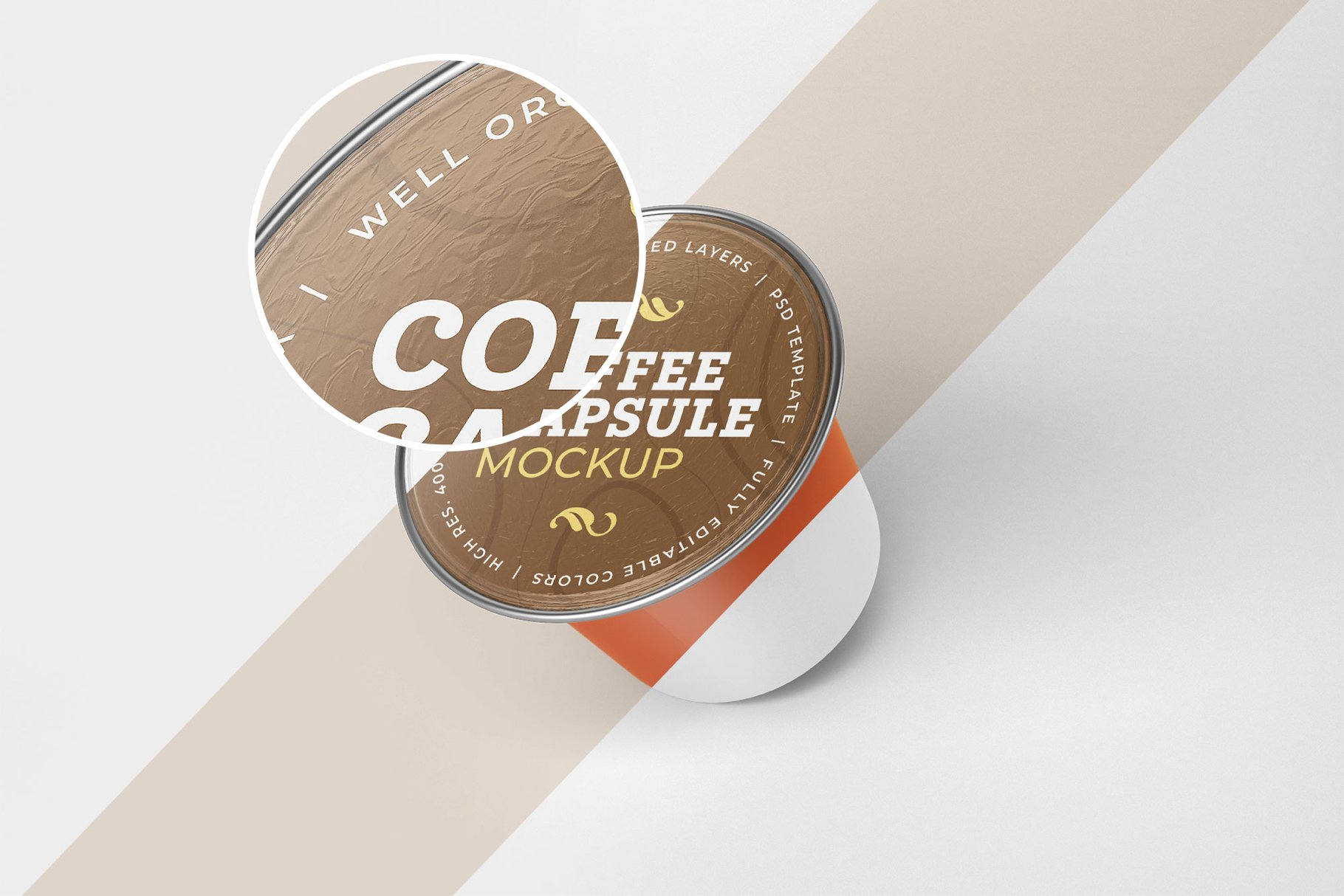 10款咖啡胶囊外包装样机模板 Coffee Capsule Mockup Set_img_2