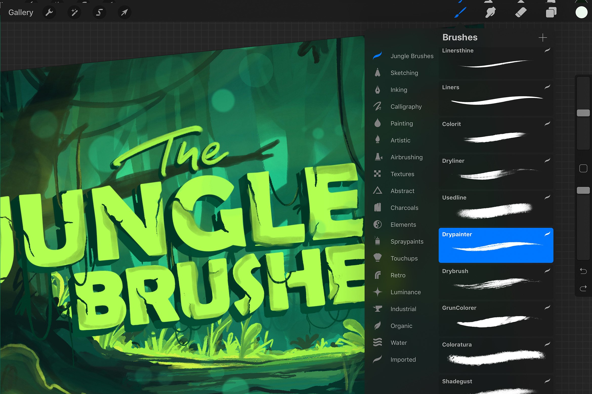 丛林元素的PS笔刷 The Jungle Procreate Brushes_img_2