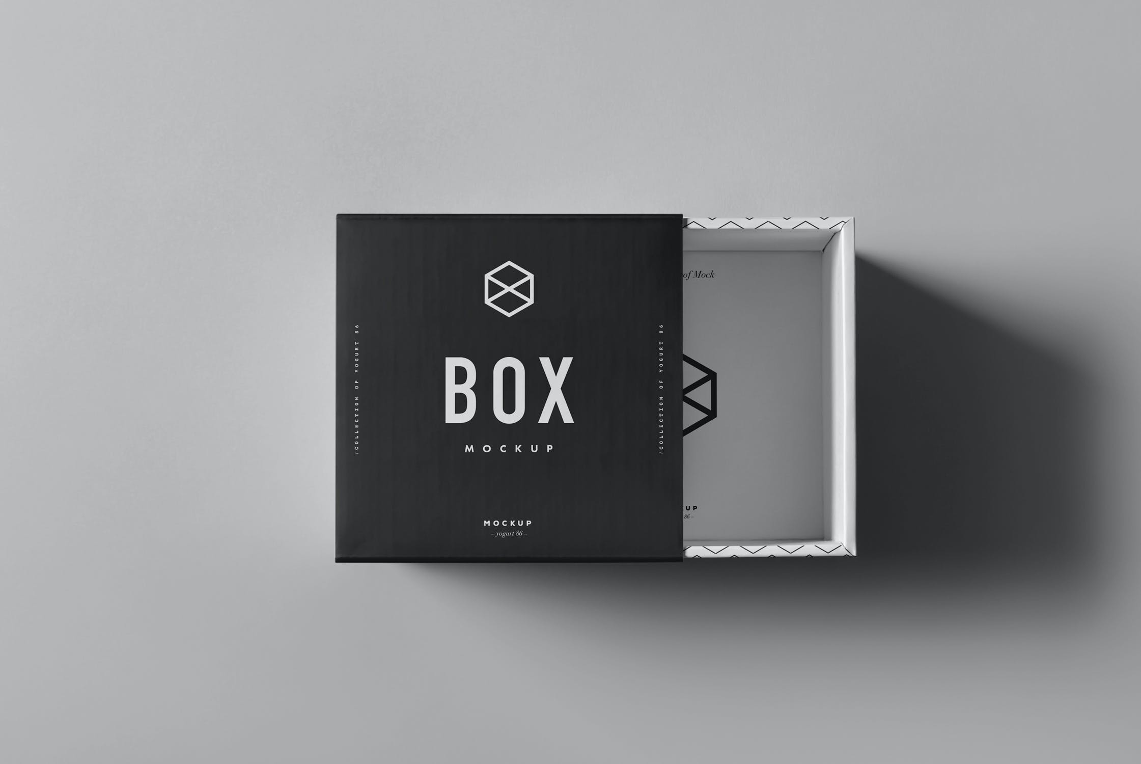 方形产品包装盒PSD样机模板 Box Mockup_img_2